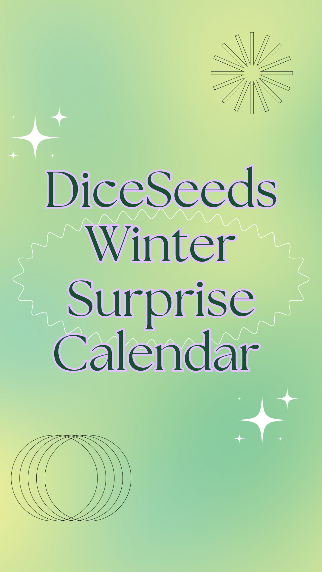 Winter Surprise Calendar DiceSeeds