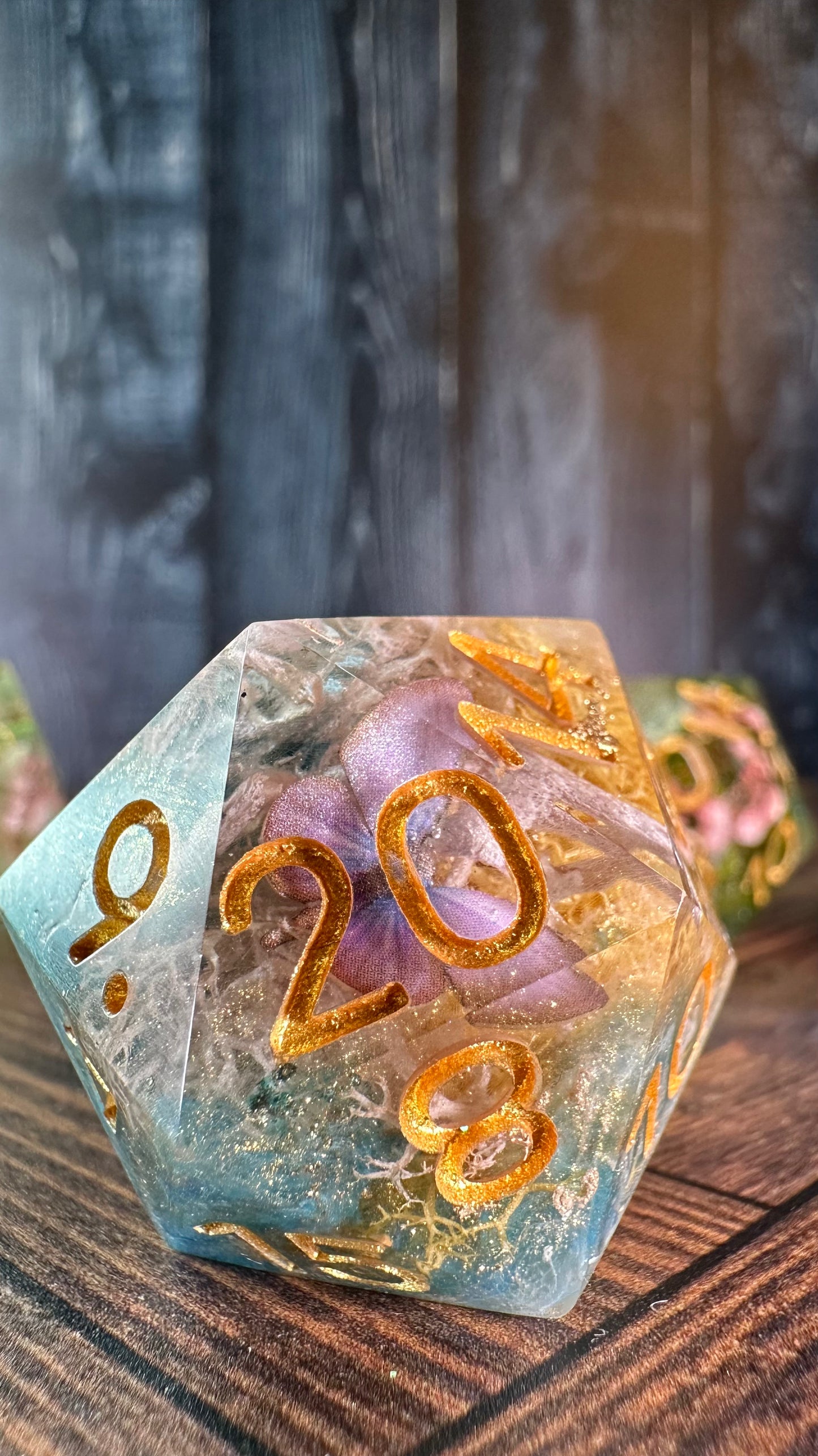 Purple Butterfly- 35 MM Logo d20 Chonk-Pobody’s Nerfect