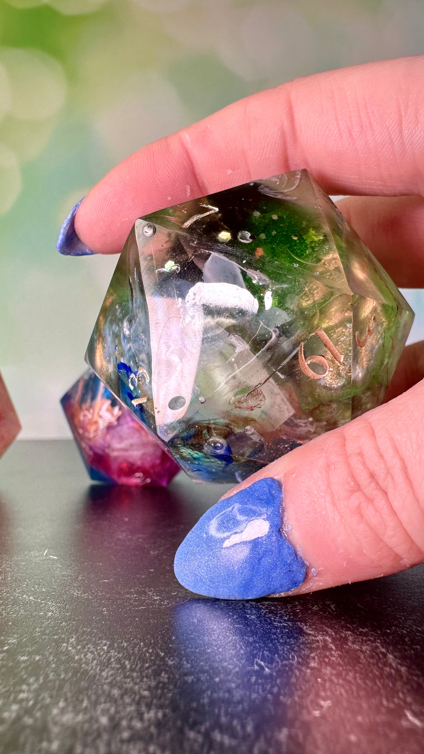 Van Gogh 60 MM Logo d20 Paperweight Chonk (Beta) Pobody's Nerfect