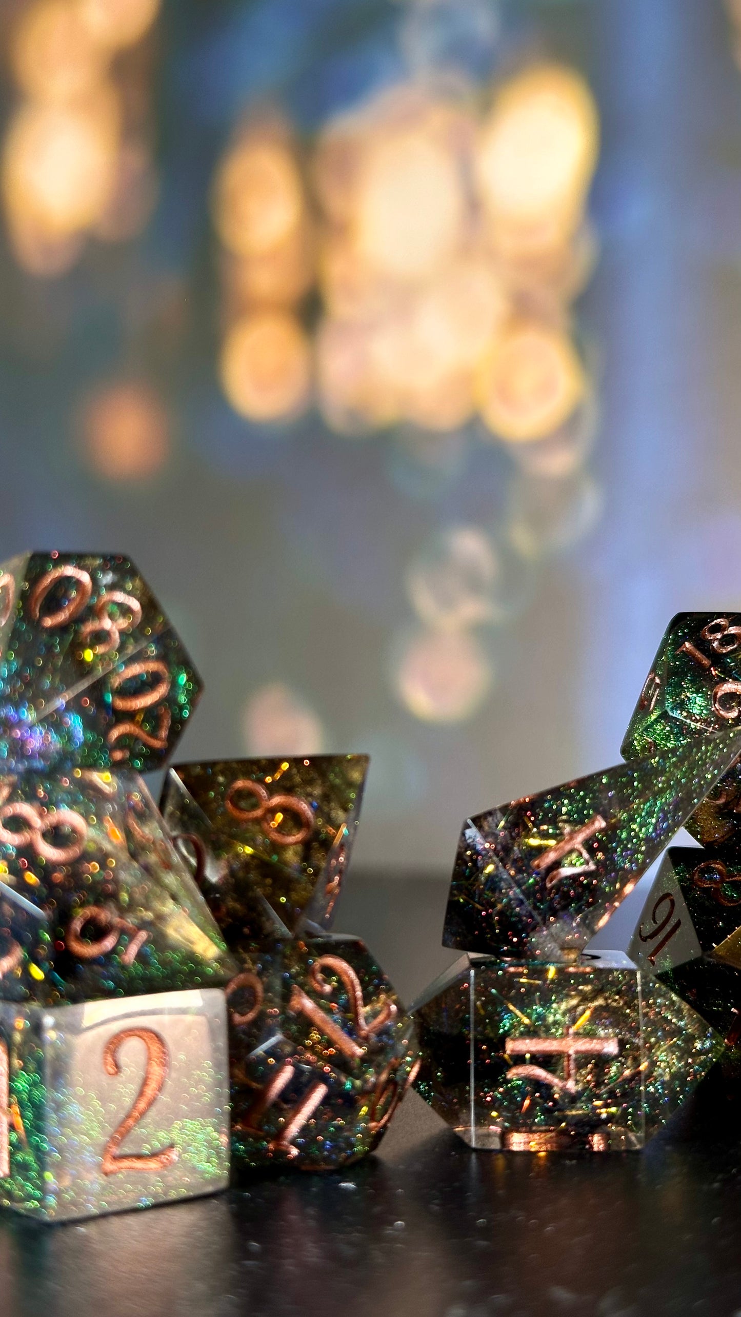 Sabine Fendyr - 8 piece polyhedral dice set