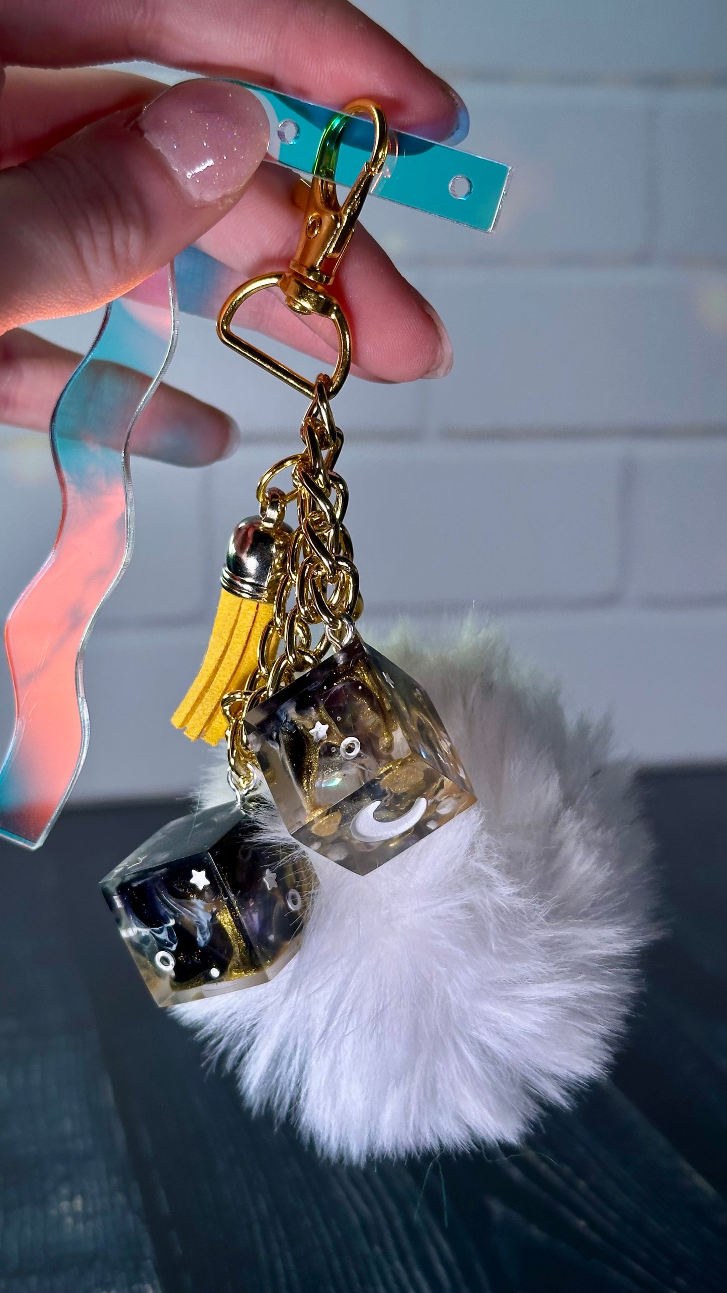 Golden Bag Charm