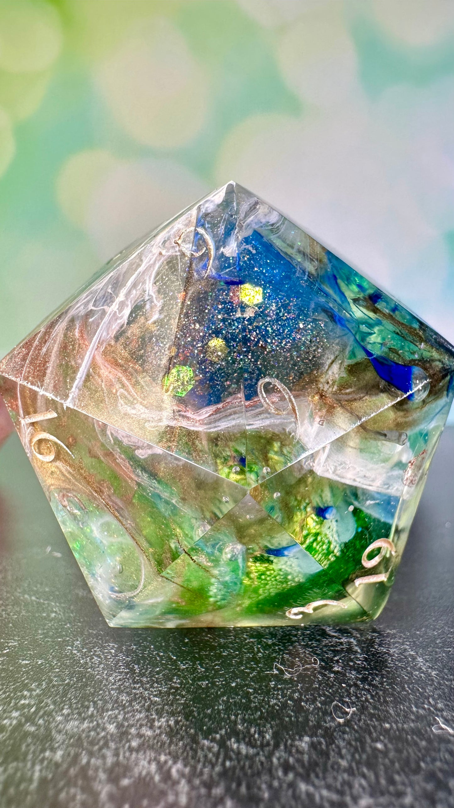 Van Gogh 60 MM Logo d20 Paperweight Chonk (Beta) Pobody's Nerfect