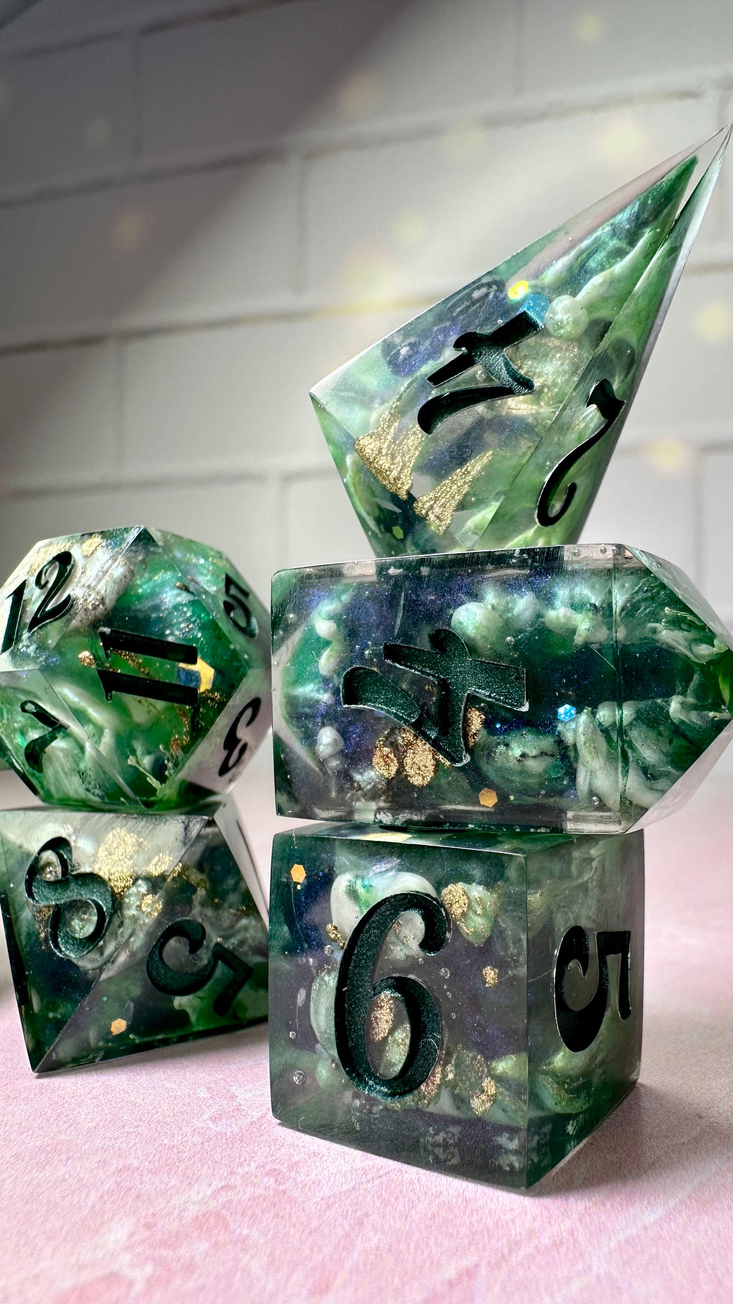 Rio Vidal-8 piece polyhedral dice set (Large)
