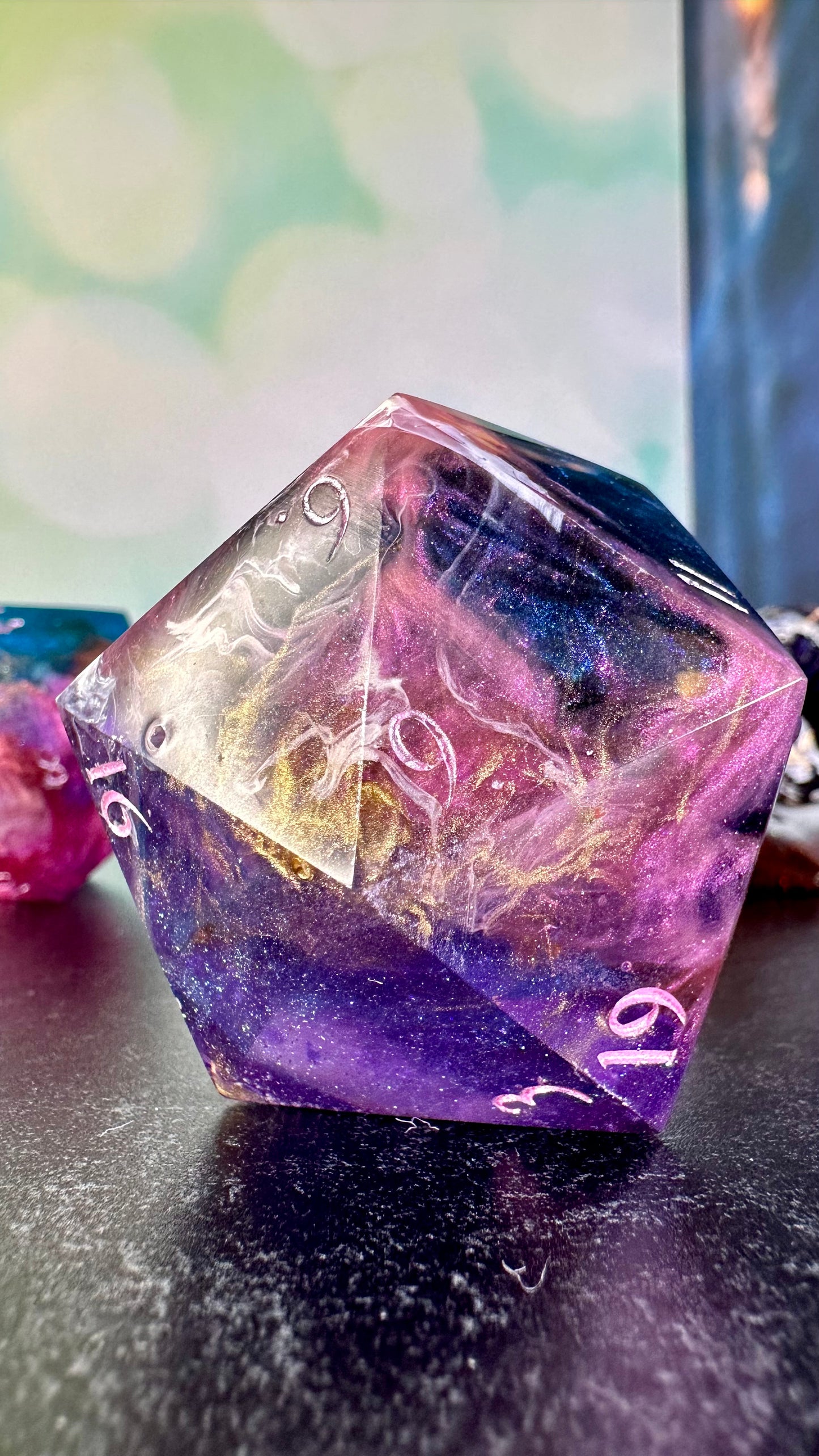 The Most Handsome High Lord- 60 MM Logo d20 Paperweight Chonk (Beta) Pobody's Nerfect