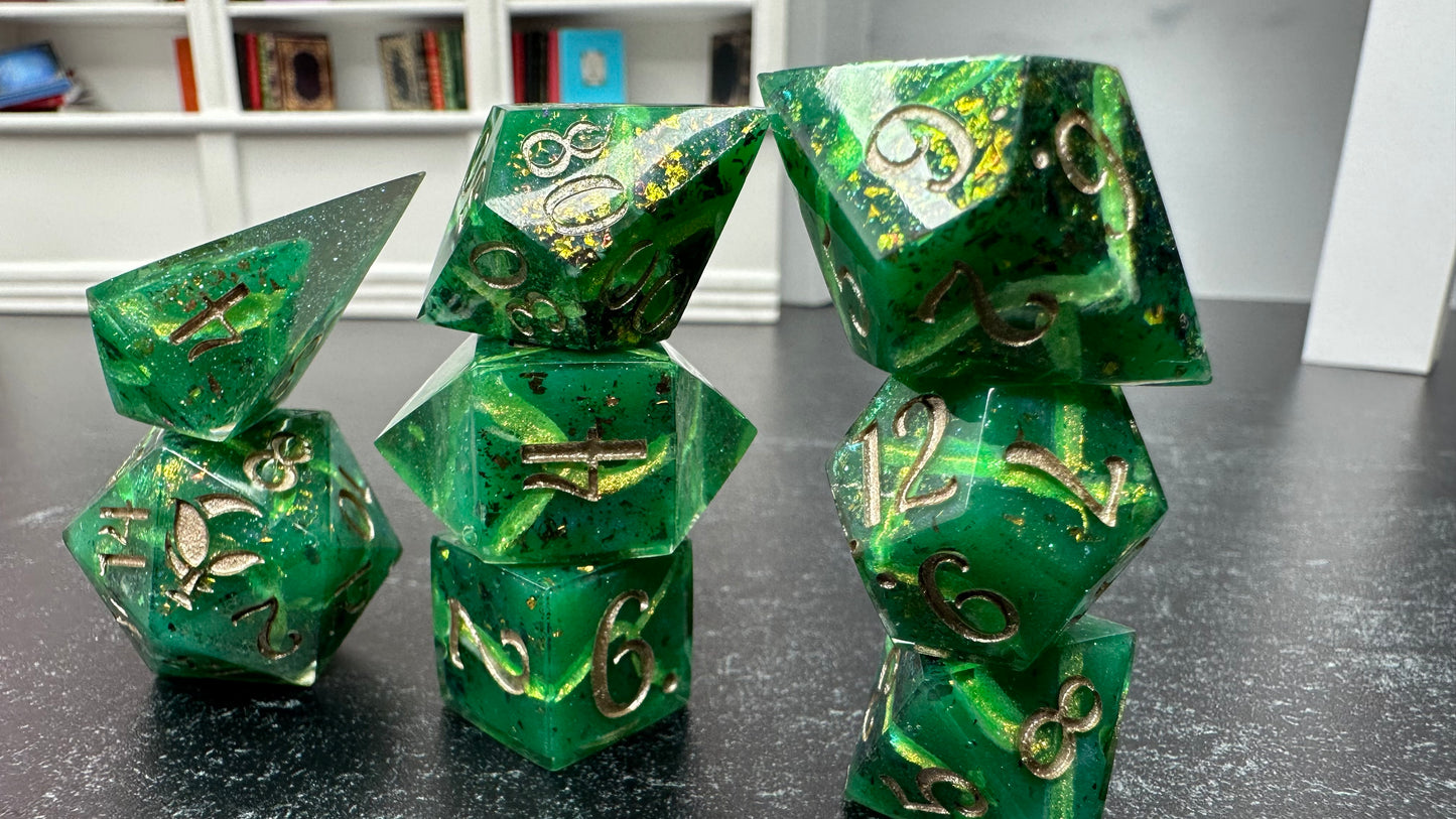 Tamlin's Revenge-8 piece polyhedral dice set