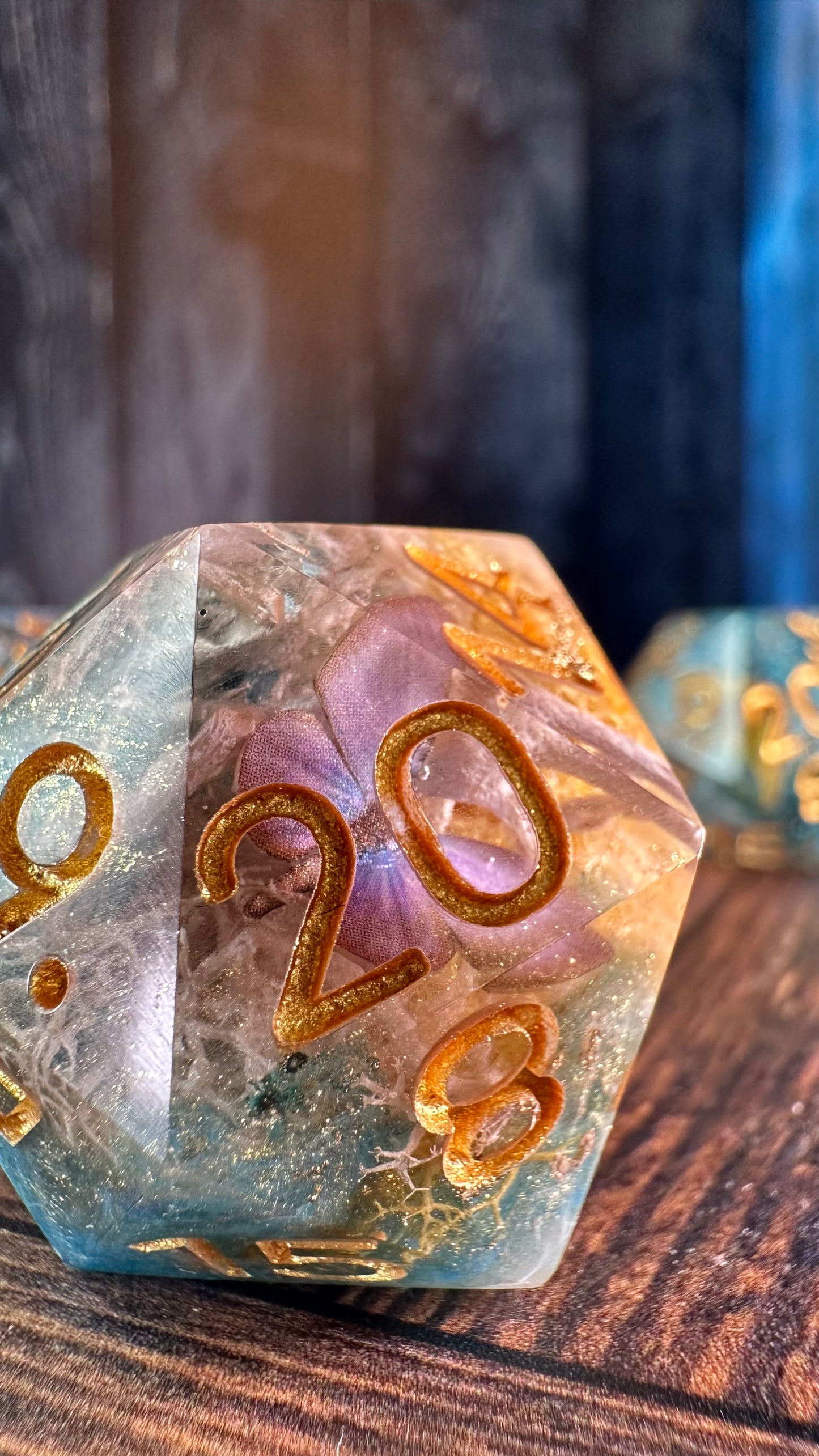Purple Butterfly- 35 MM Logo d20 Chonk-Pobody’s Nerfect