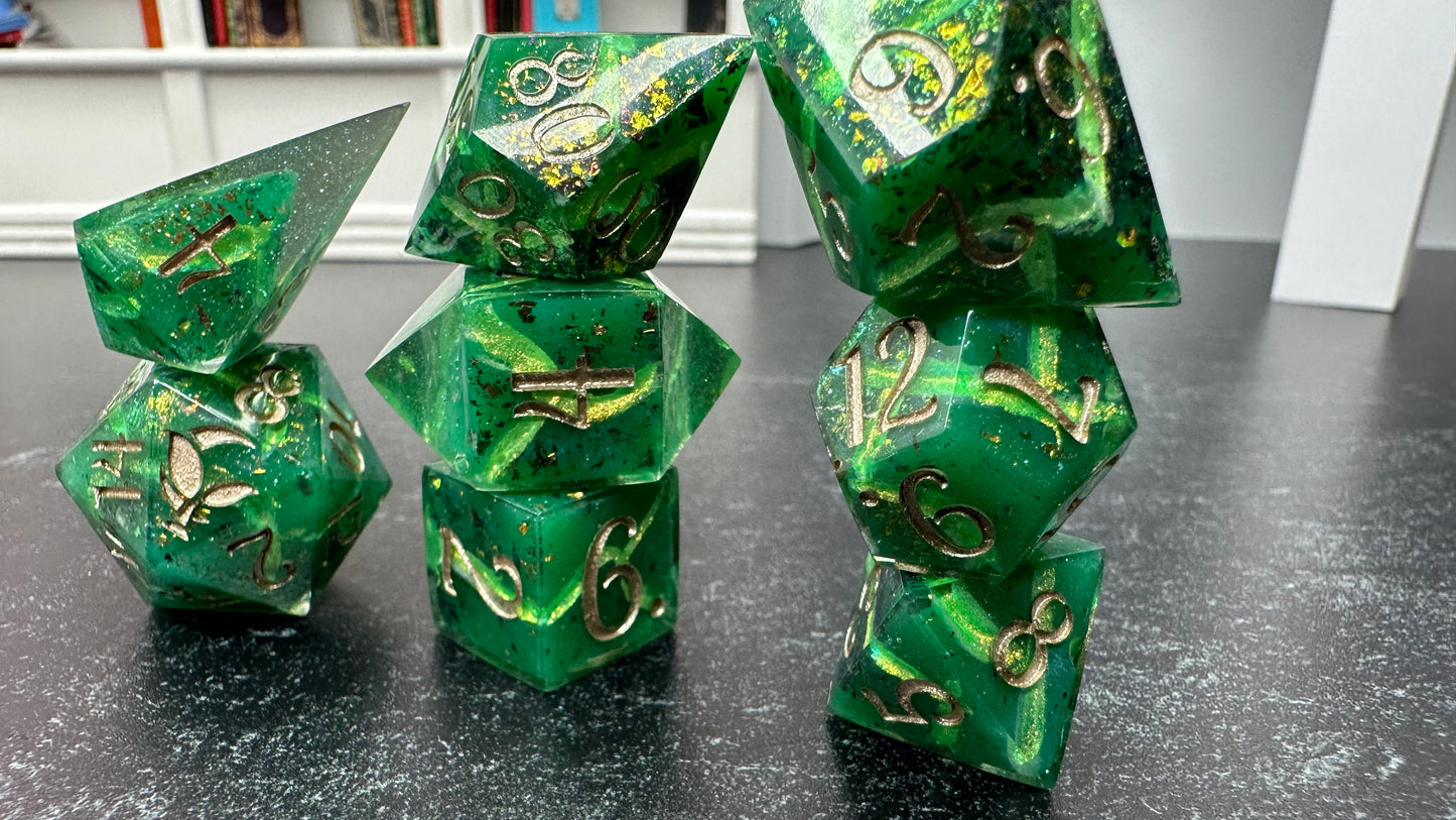 Tamlin's Revenge-8 piece polyhedral dice set