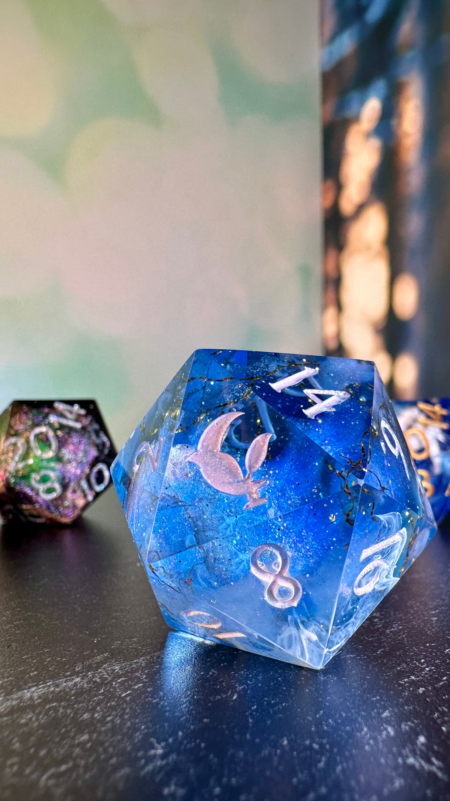 Hades Wish- 40 MM Logo d20 Chonk