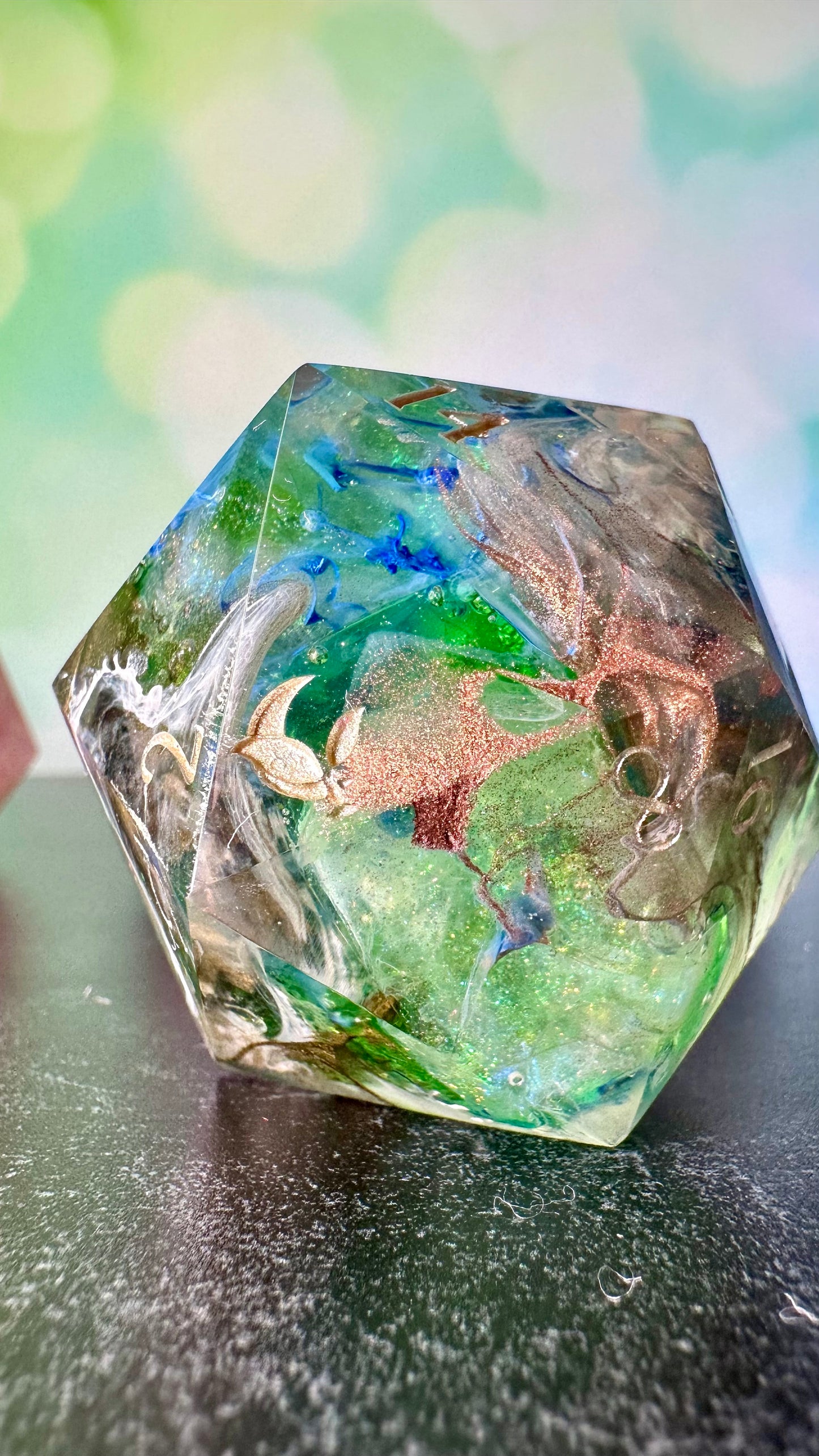 Van Gogh 60 MM Logo d20 Paperweight Chonk (Beta) Pobody's Nerfect