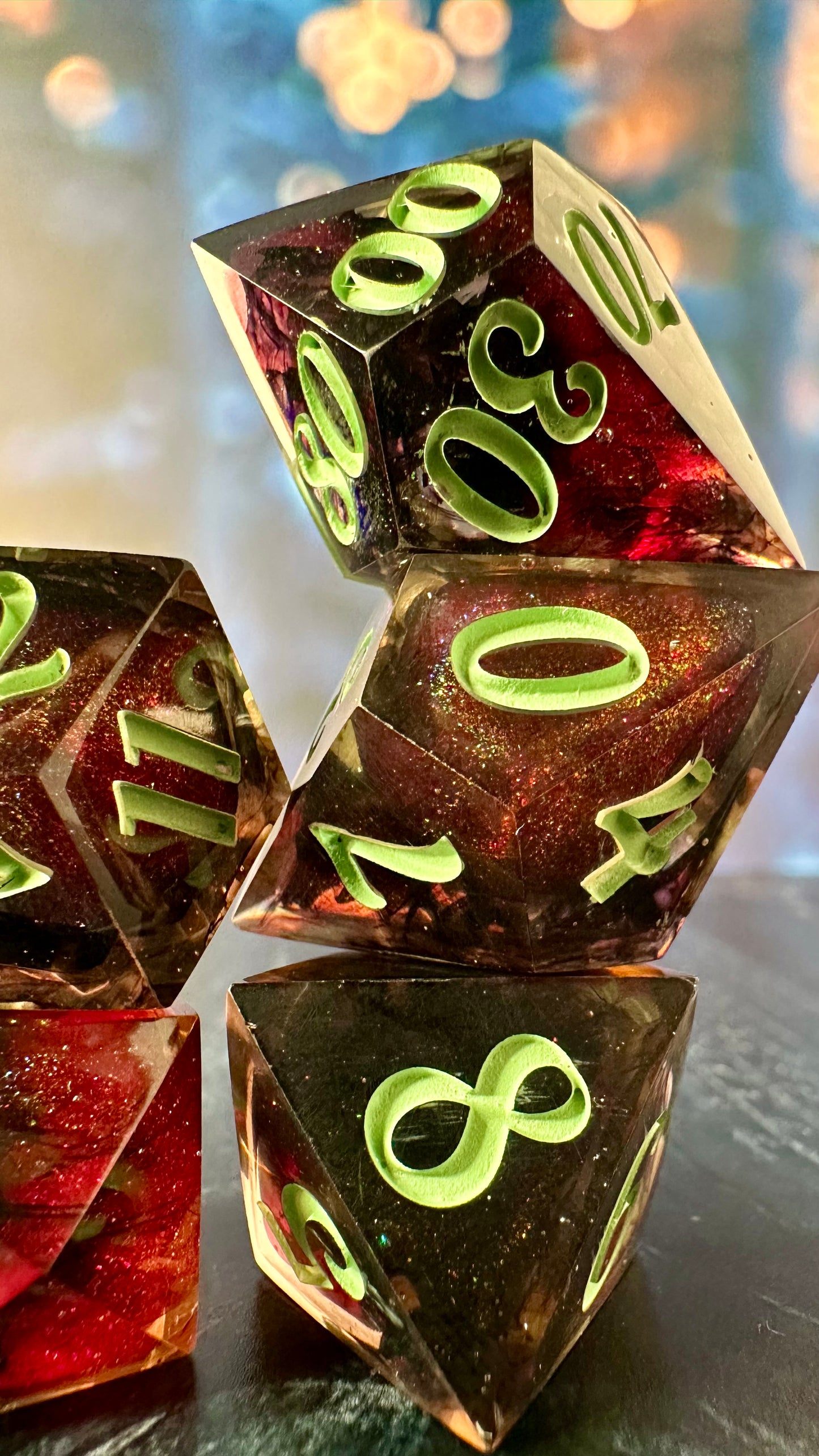 Something Baaaaad - 8 piece polyhedral dice set (Large)