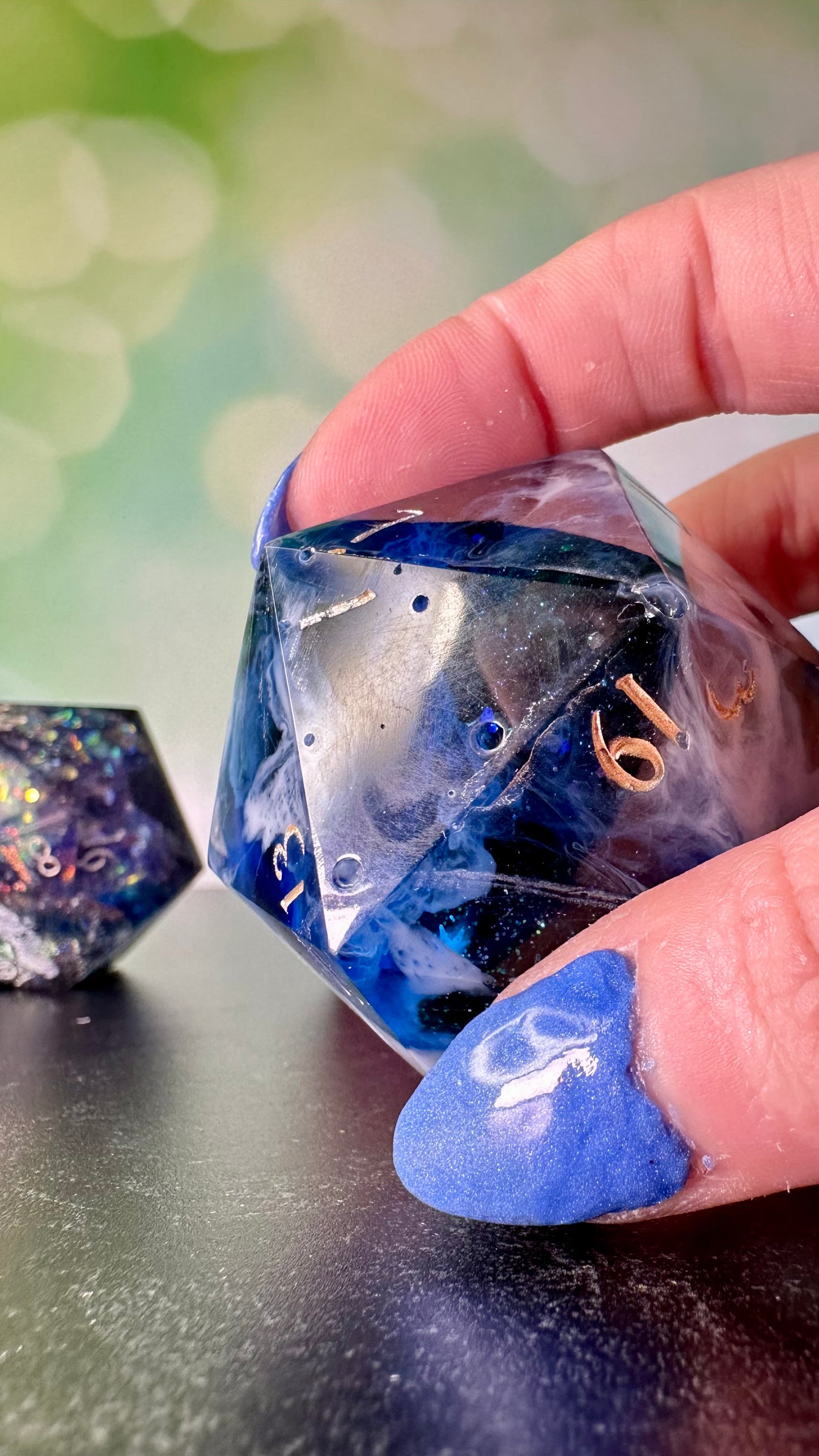 Nesta's Growth 60 MM Logo d20 Paperweight Chonk (Beta) Pobody's Nerfect