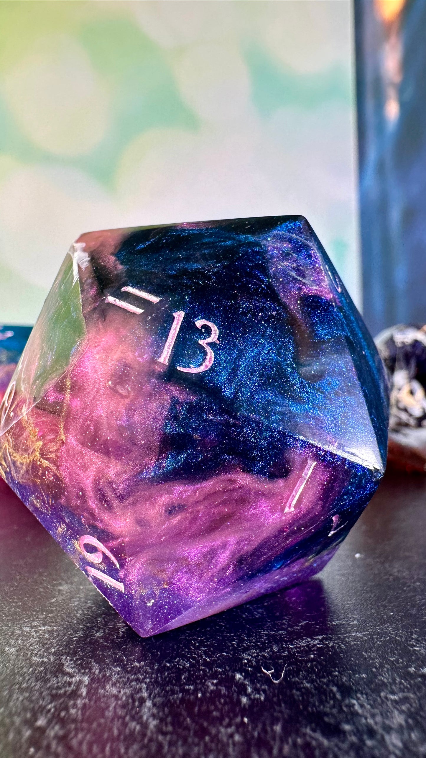 The Most Handsome High Lord- 60 MM Logo d20 Paperweight Chonk (Beta) Pobody's Nerfect