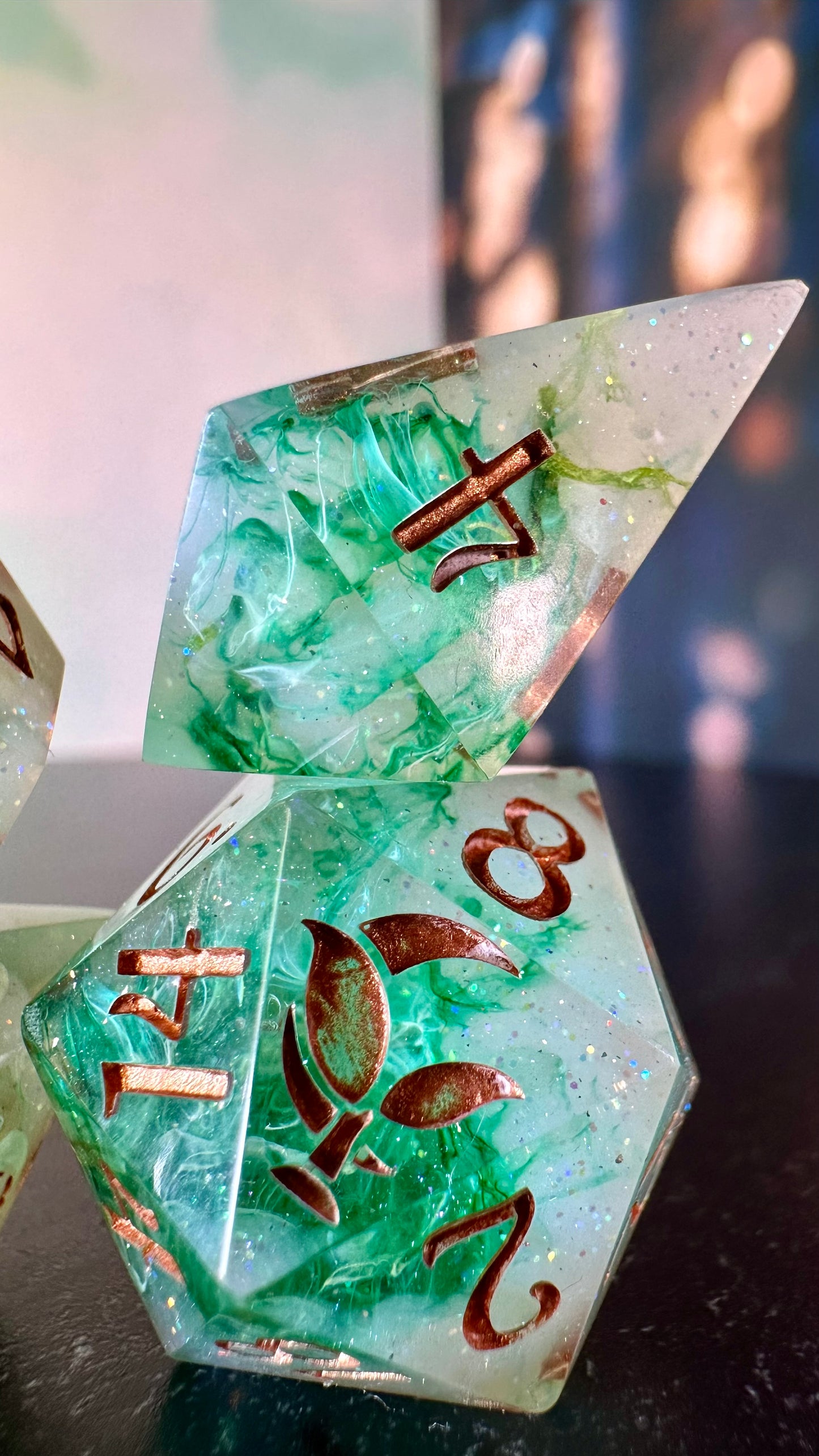 To Whatever End - 8 piece polyhedral dice set