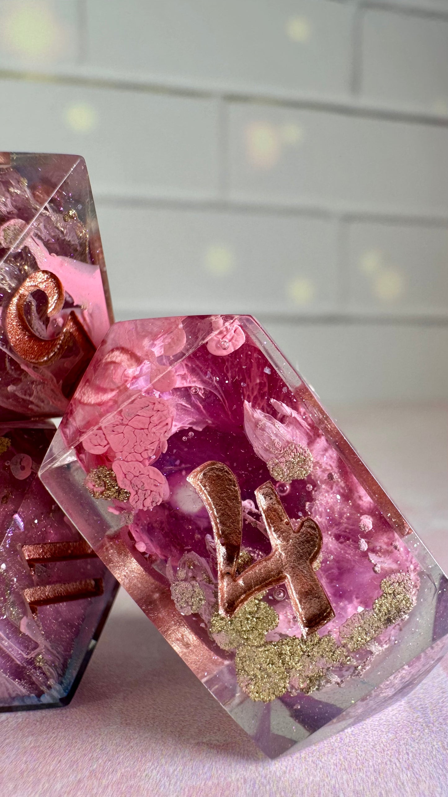 “I loved being a witch”-8 piece polyhedral dice set (Large)