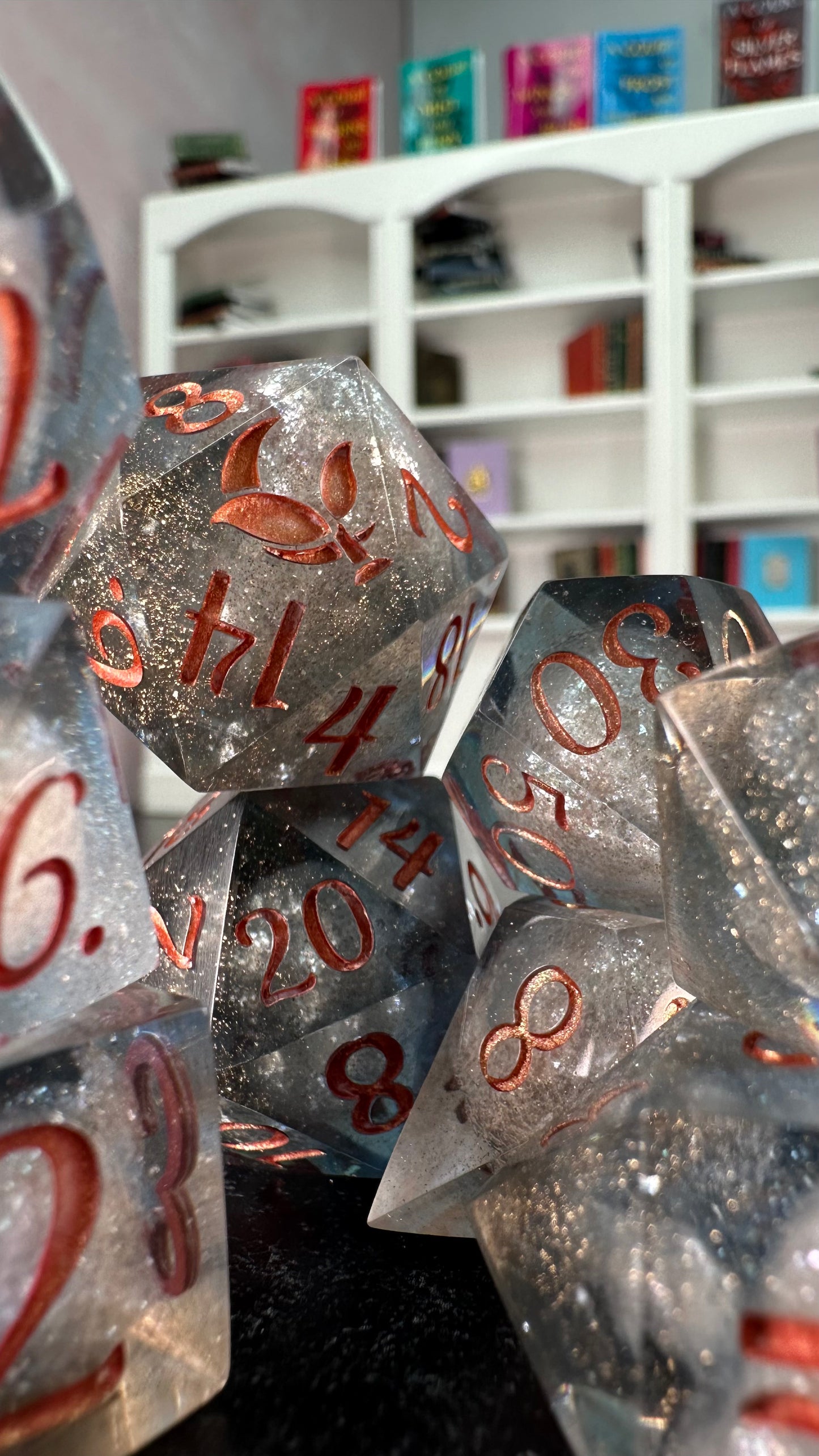Wings Over Windhaven- 8 piece polyhedral dice set