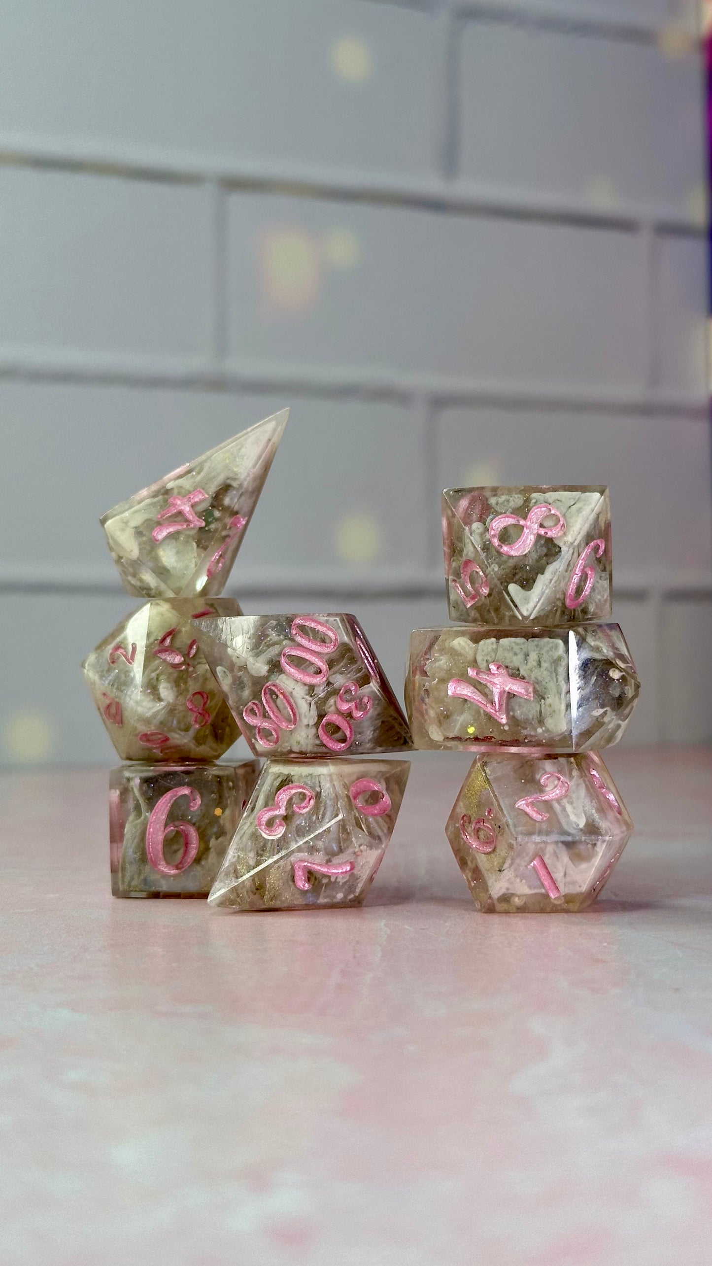 Jennifer Kale-Pobody’s Nerfect 8 piece polyhedral dice set (Large)