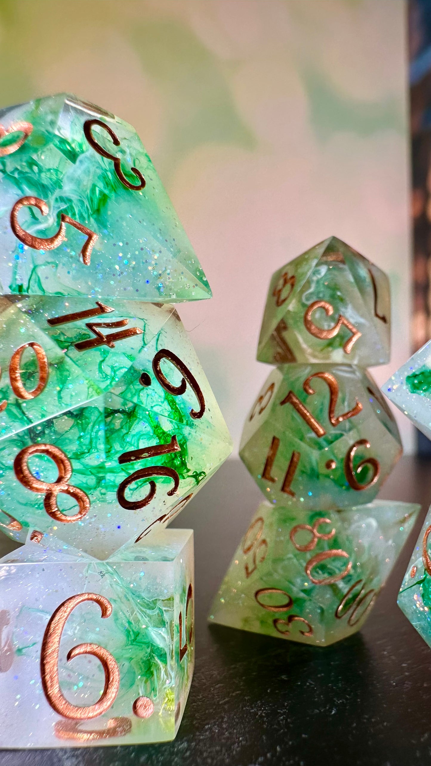 To Whatever End - 8 piece polyhedral dice set