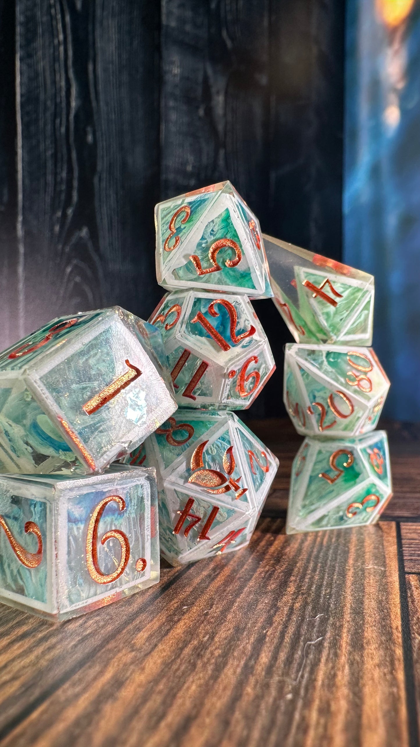 Elide Lochan-7 piece polyhedral dice set