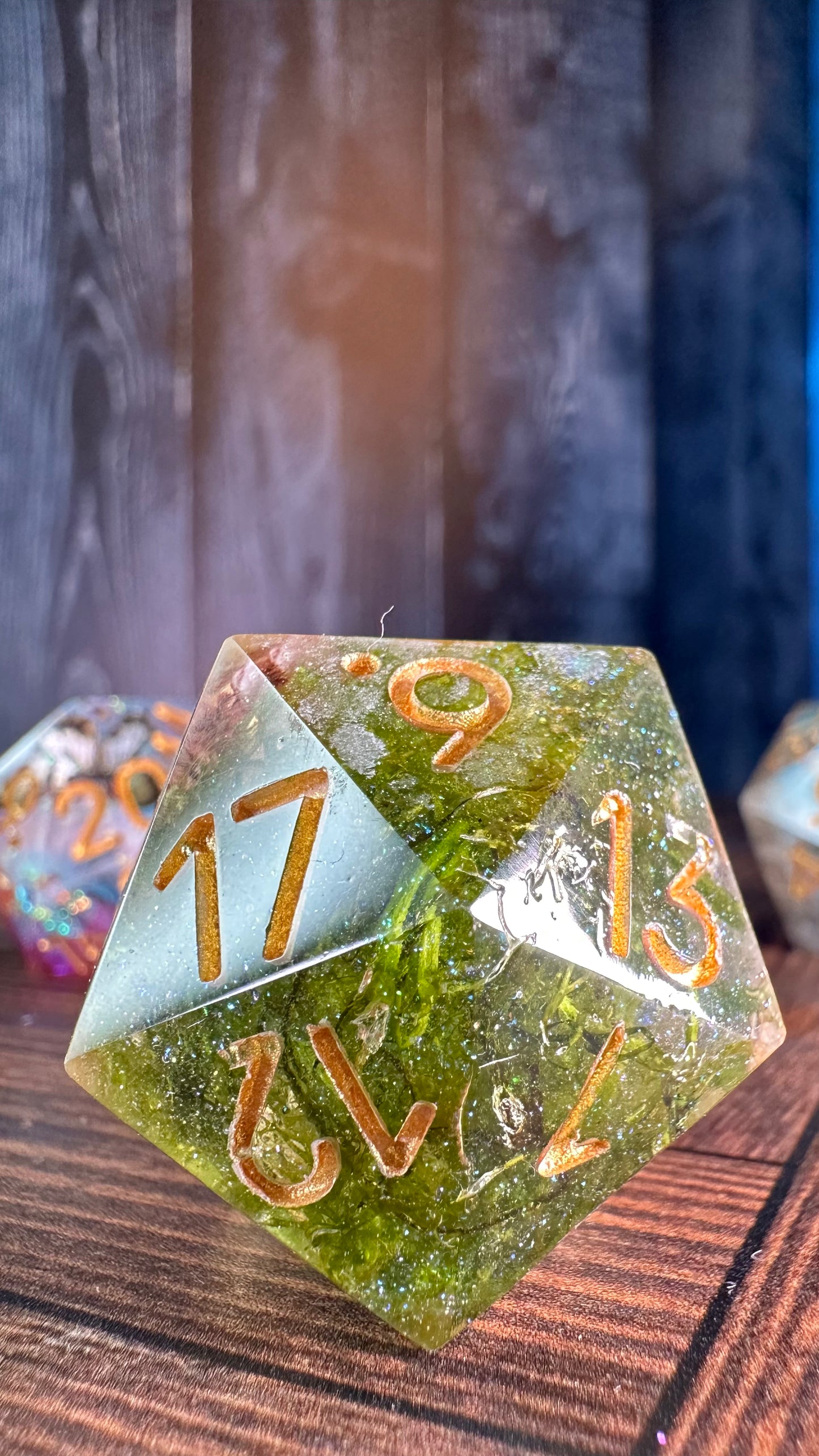 Green Butterfly- 35 MM Logo d20 Chonk