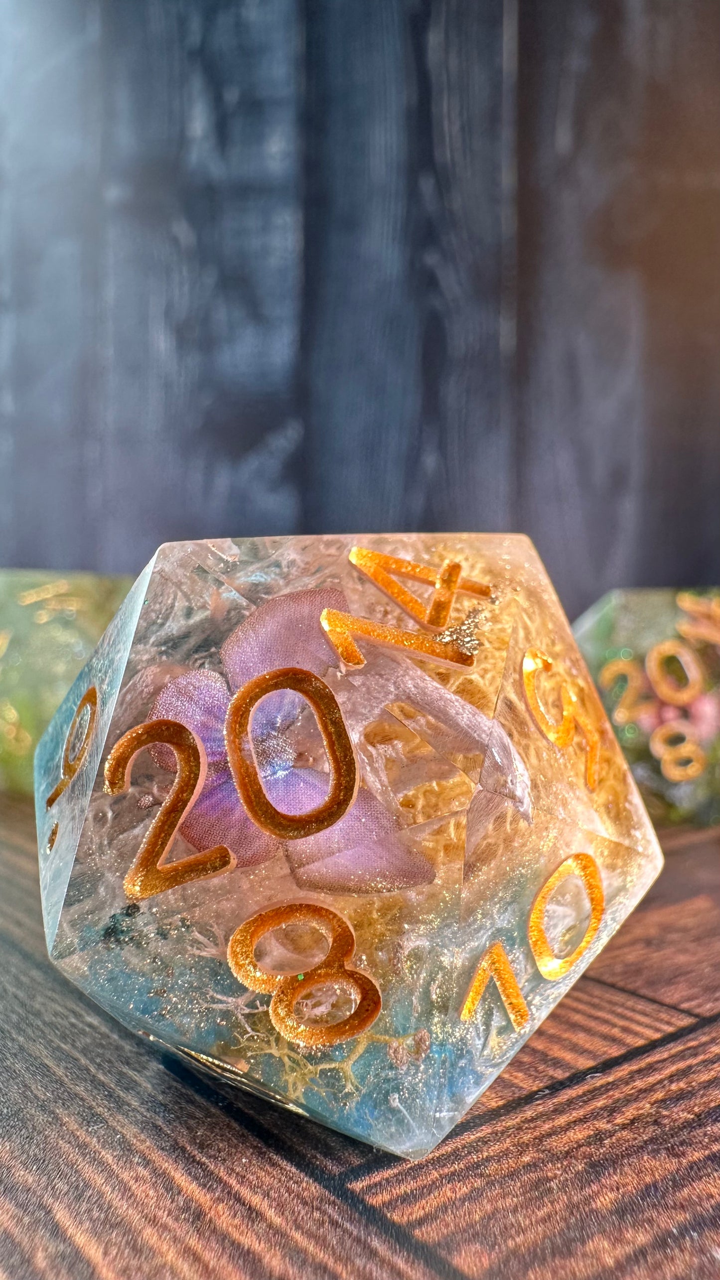 Purple Butterfly- 35 MM Logo d20 Chonk-Pobody’s Nerfect