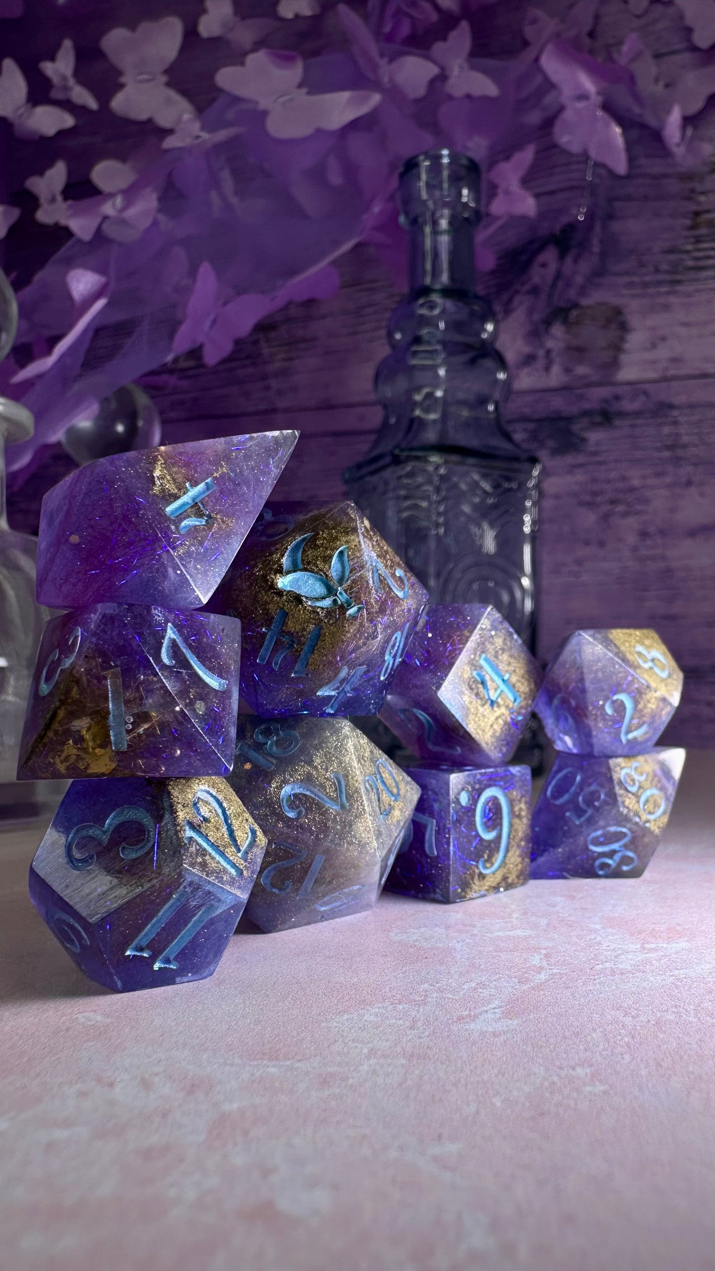 Meeting John- 8 piece polyhedral dice set- (pobody's nerfect)