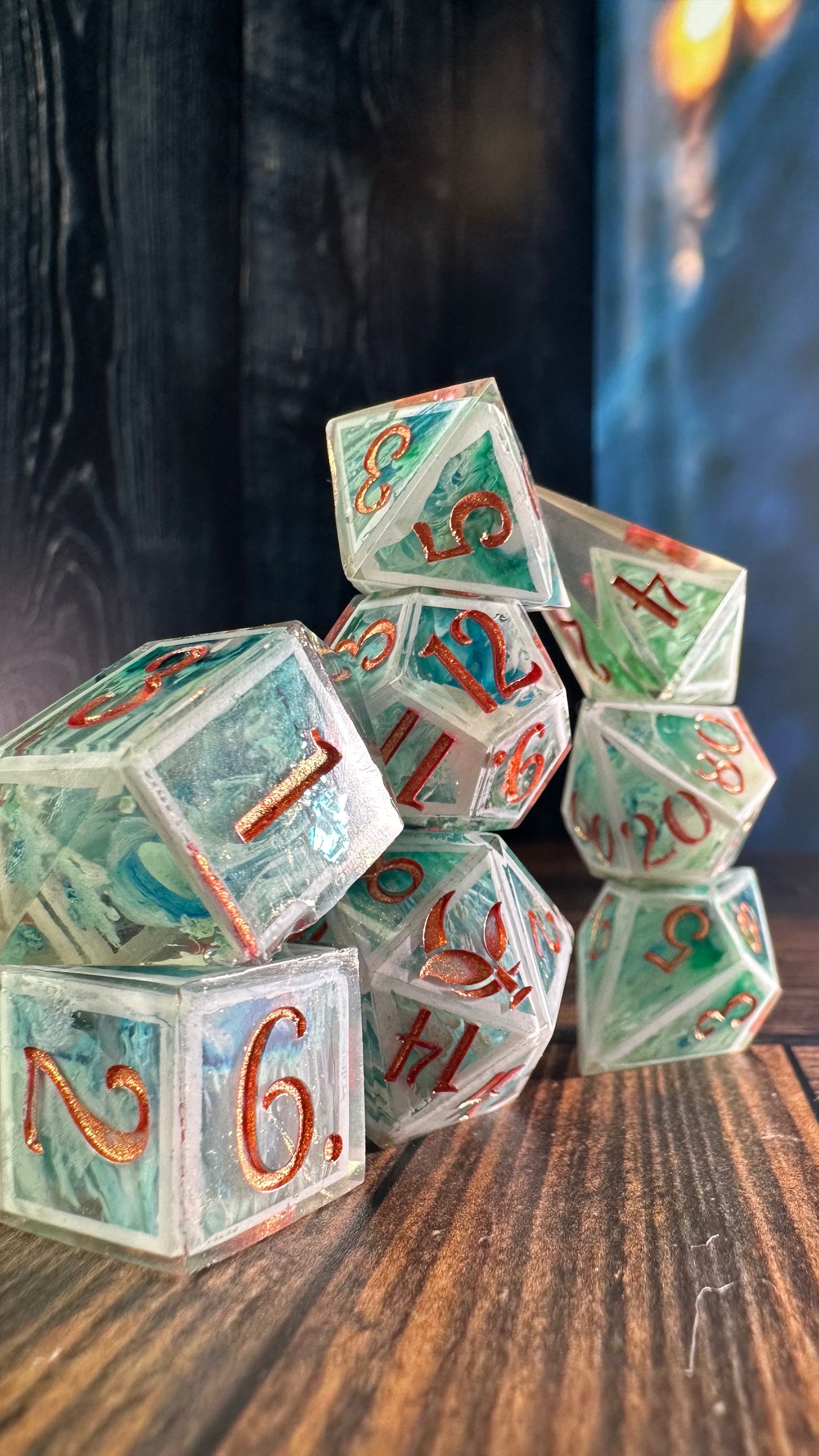 Elide Lochan-7 piece polyhedral dice set