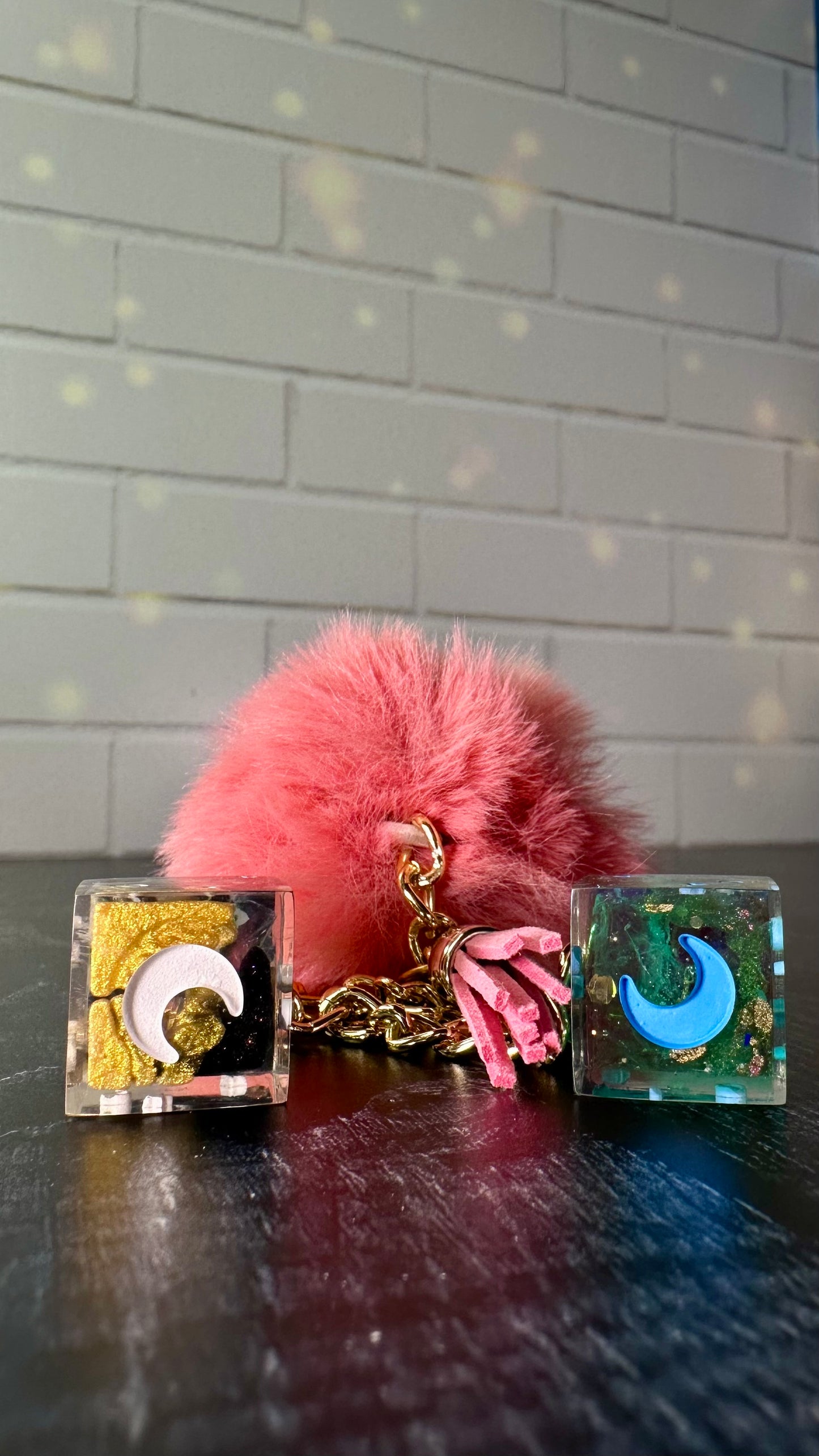 Zoey Golden Bag Charm