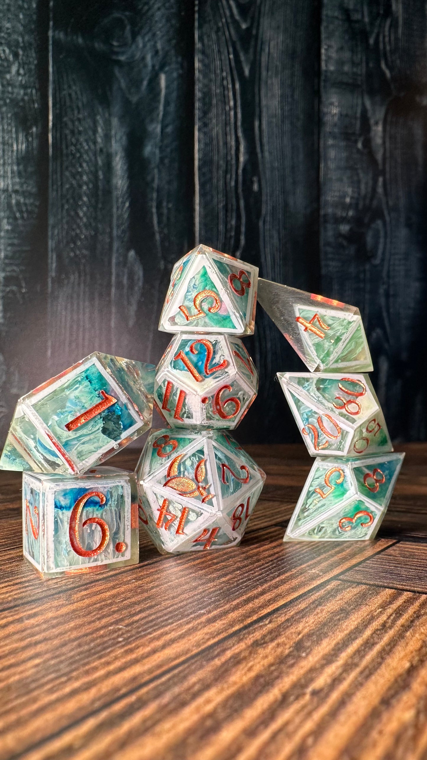 Elide Lochan-7 piece polyhedral dice set