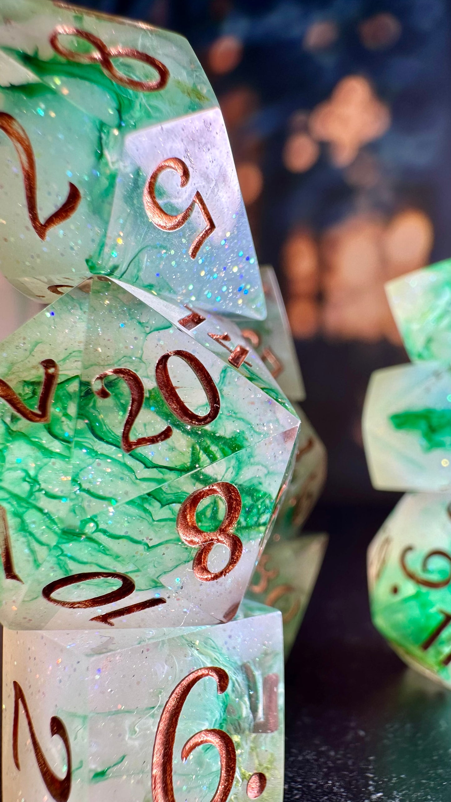 To Whatever End - 8 piece polyhedral dice set
