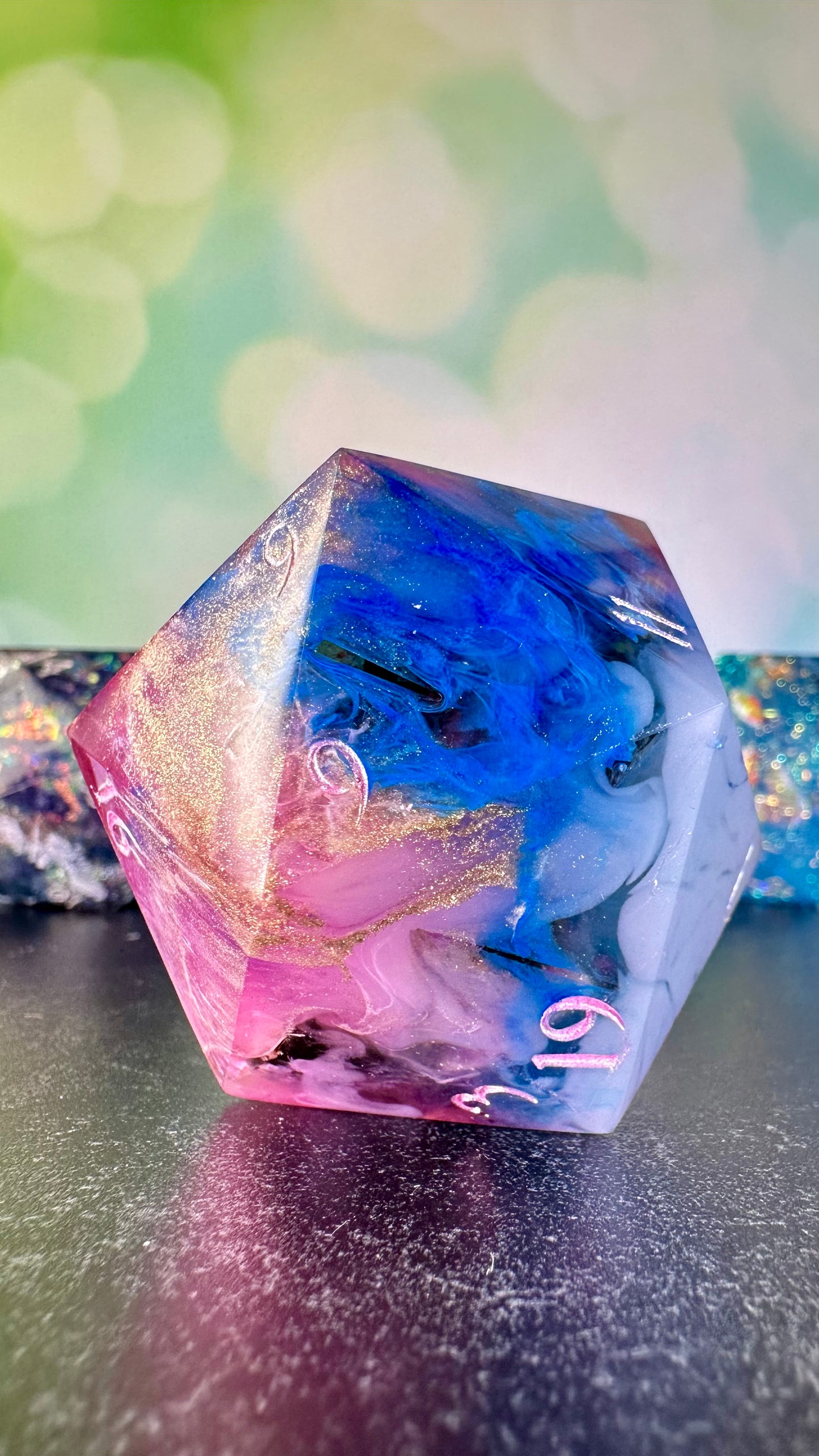 She's My Mate 60 MM Logo d20 Paperweight Chonk (Beta) Pobody's Nerfect