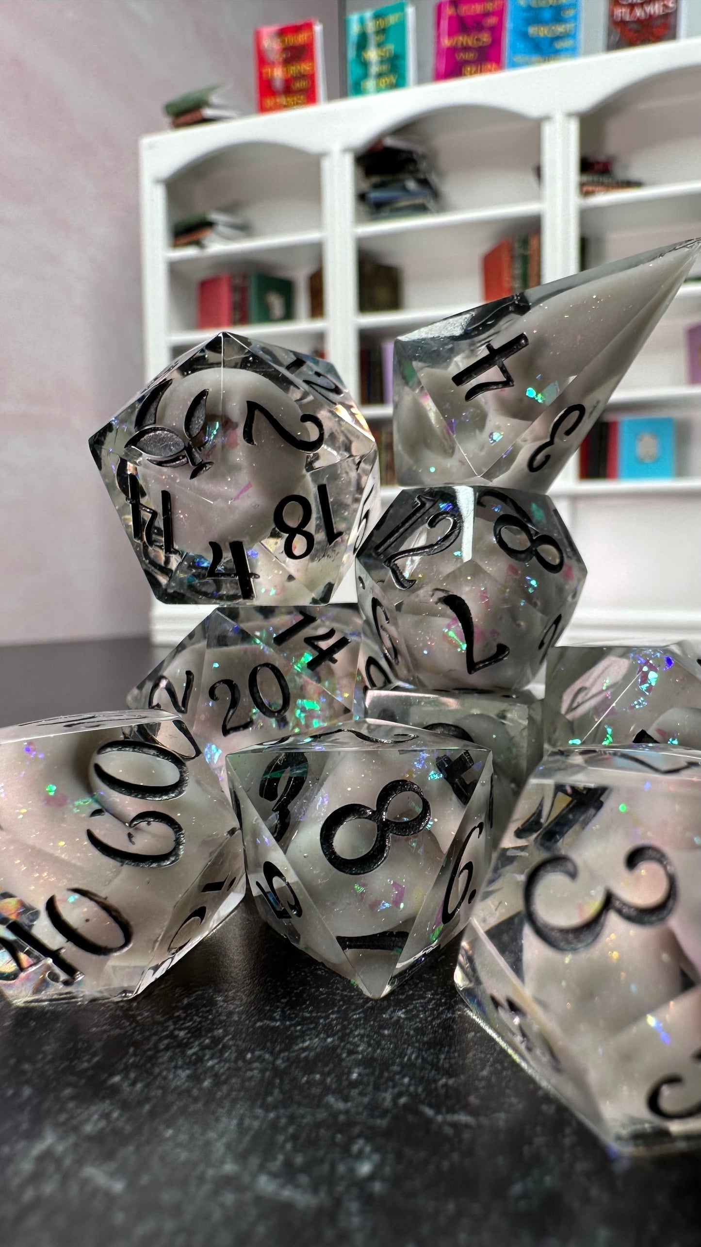 King of Hybern- 8 piece polyhedral dice set