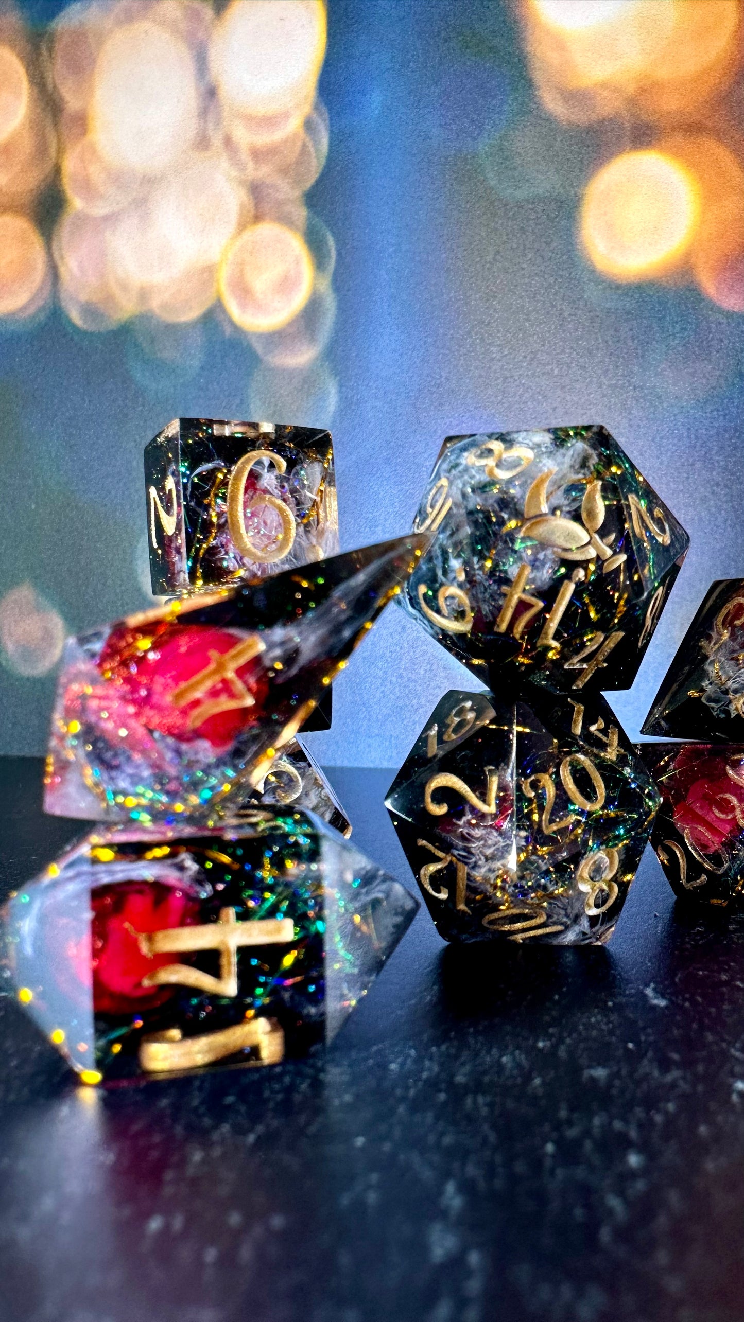 Hunt Athalar- 8 piece polyhedral dice set
