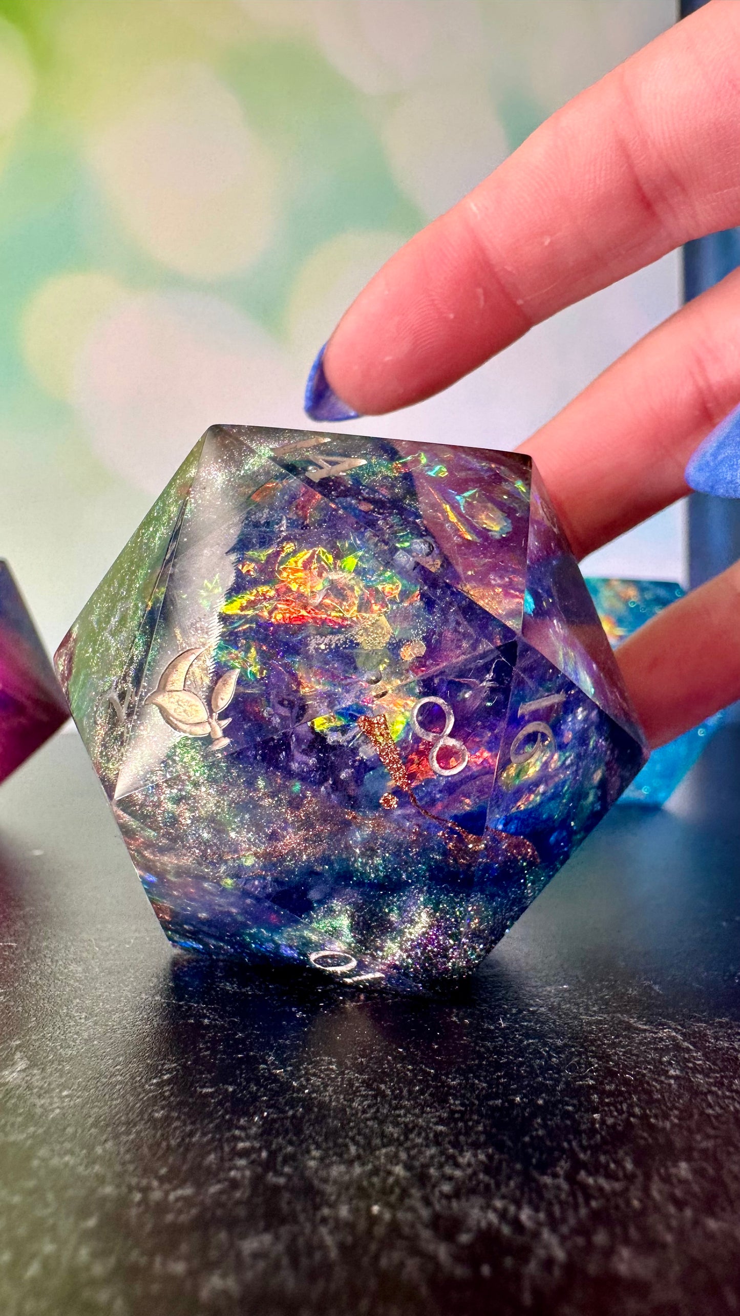 The Cauldron 60 MM Logo d20 Paperweight Chonk (Beta) Pobody's Nerfect