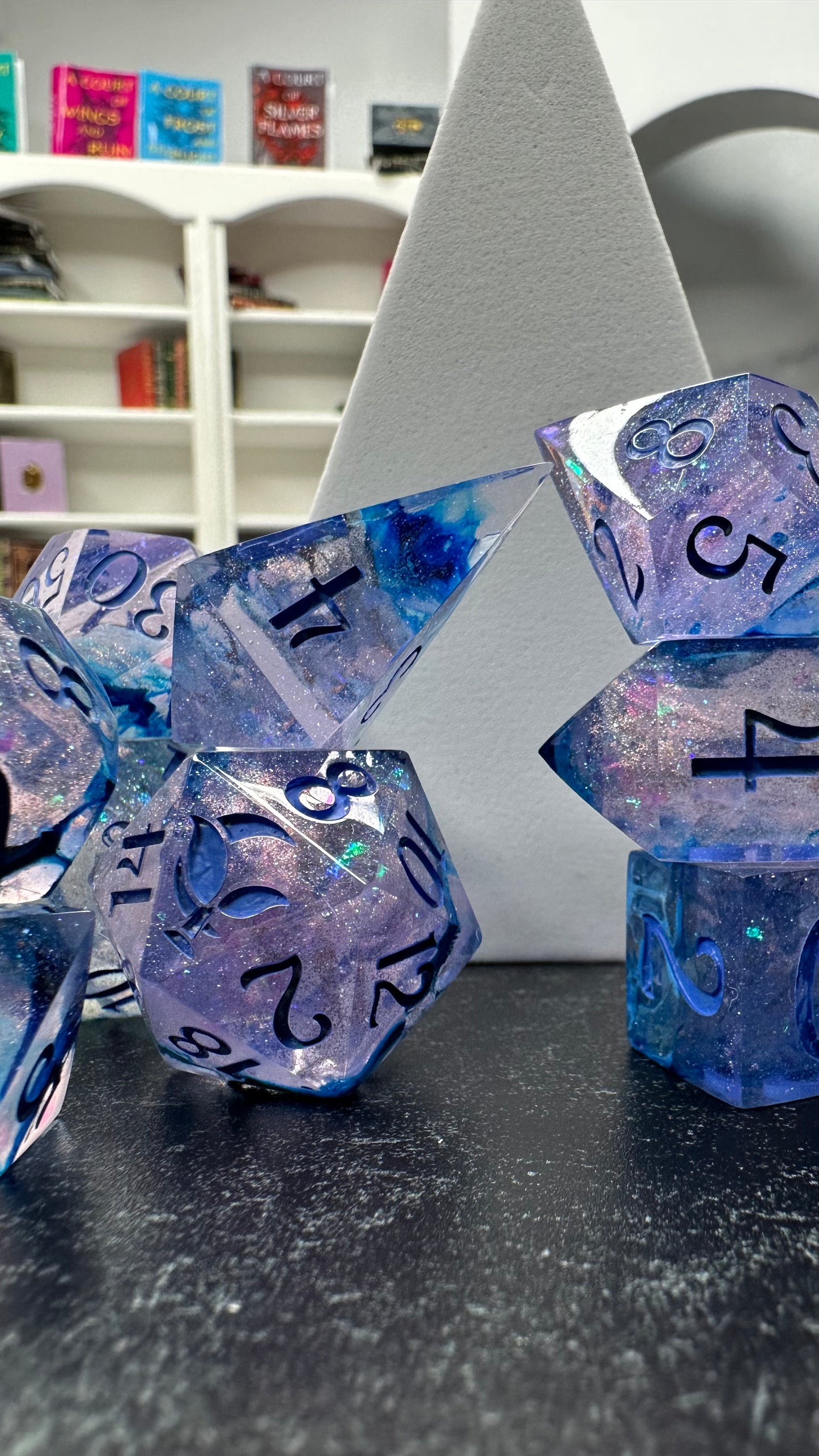 Water Wraith Rescue-8 piece polyhedral dice set-Pobody's Nerfect