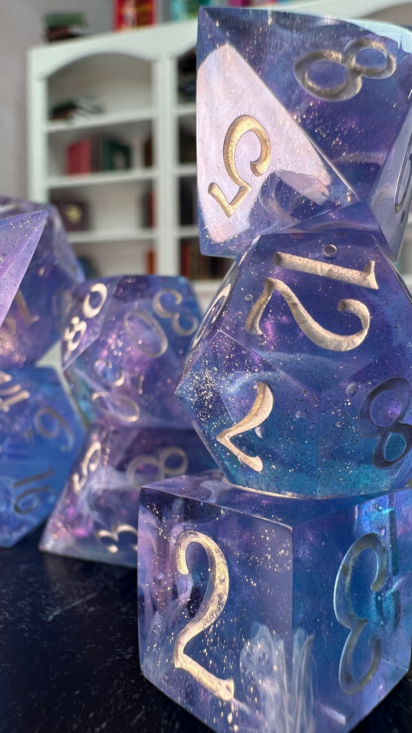 House of Wind- 8 piece polyhedral dice set