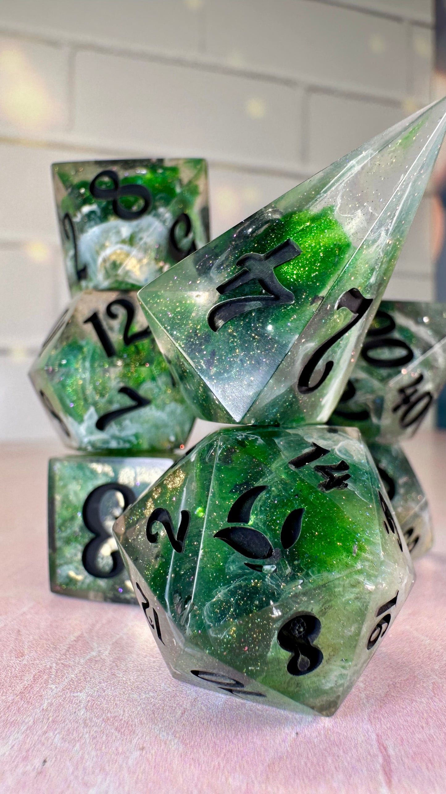Khofar- 7 piece polyhedral dice set (Large)