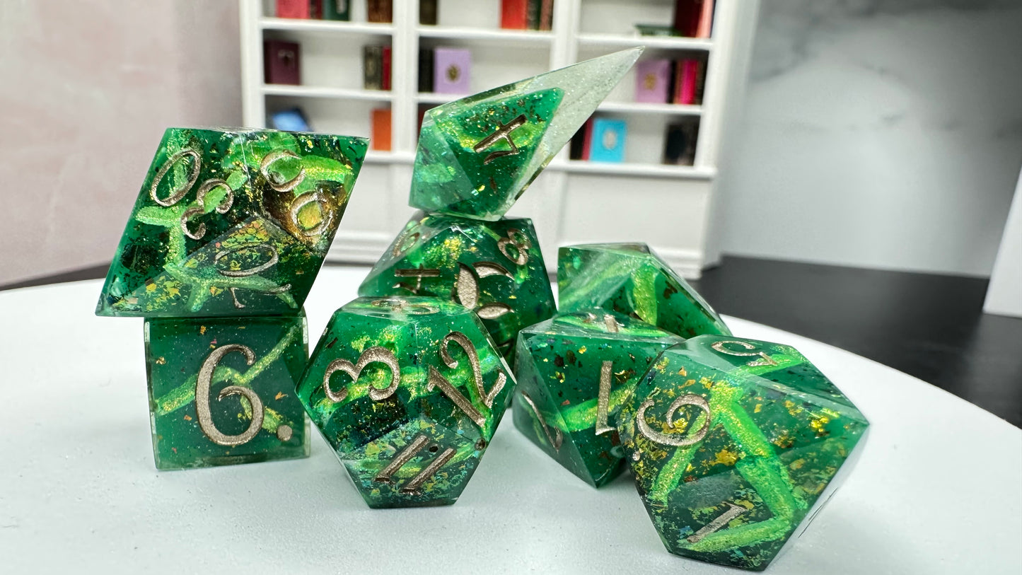 Tamlin's Revenge-8 piece polyhedral dice set