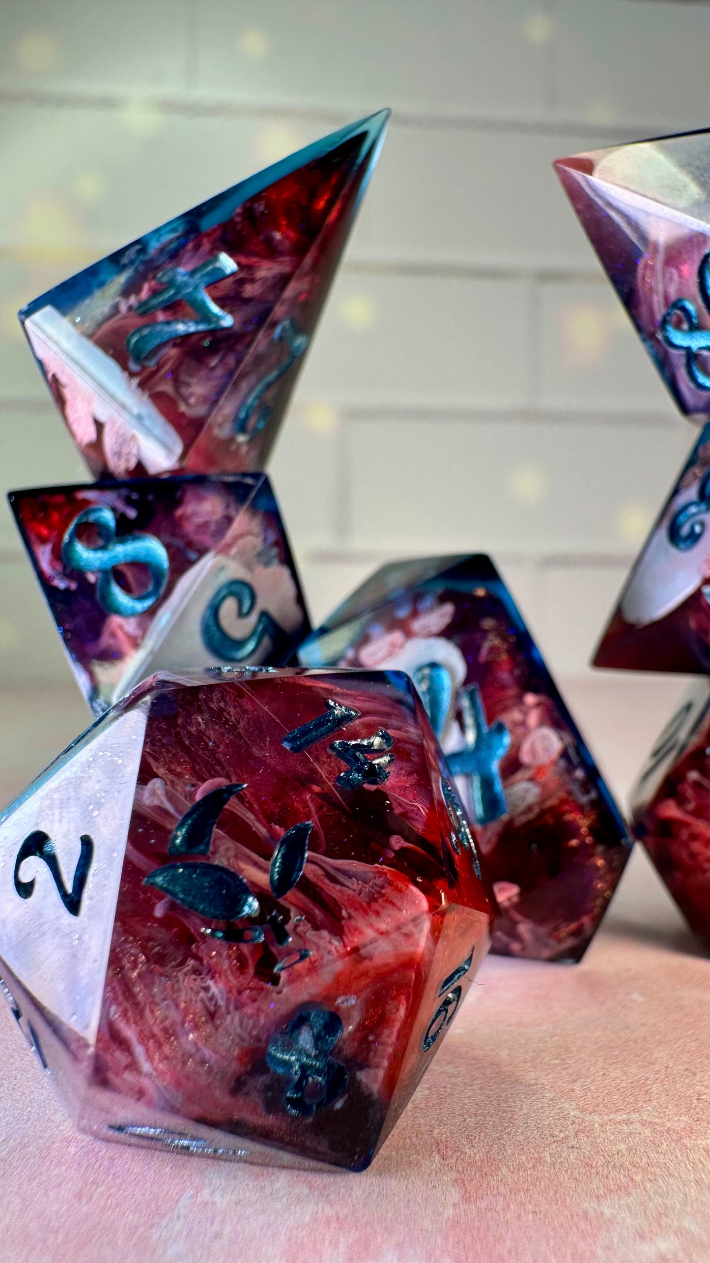 William Kaplan-8 piece polyhedral dice set (Large)