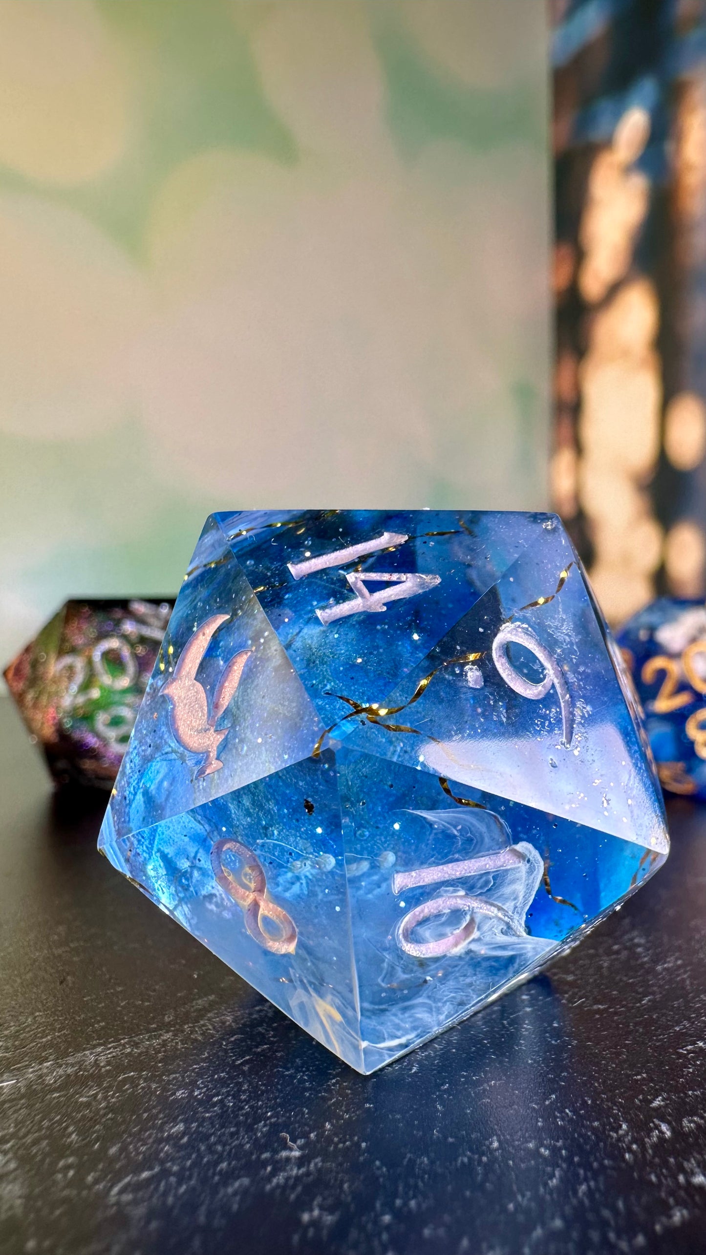 Hades Wish- 40 MM Logo d20 Chonk