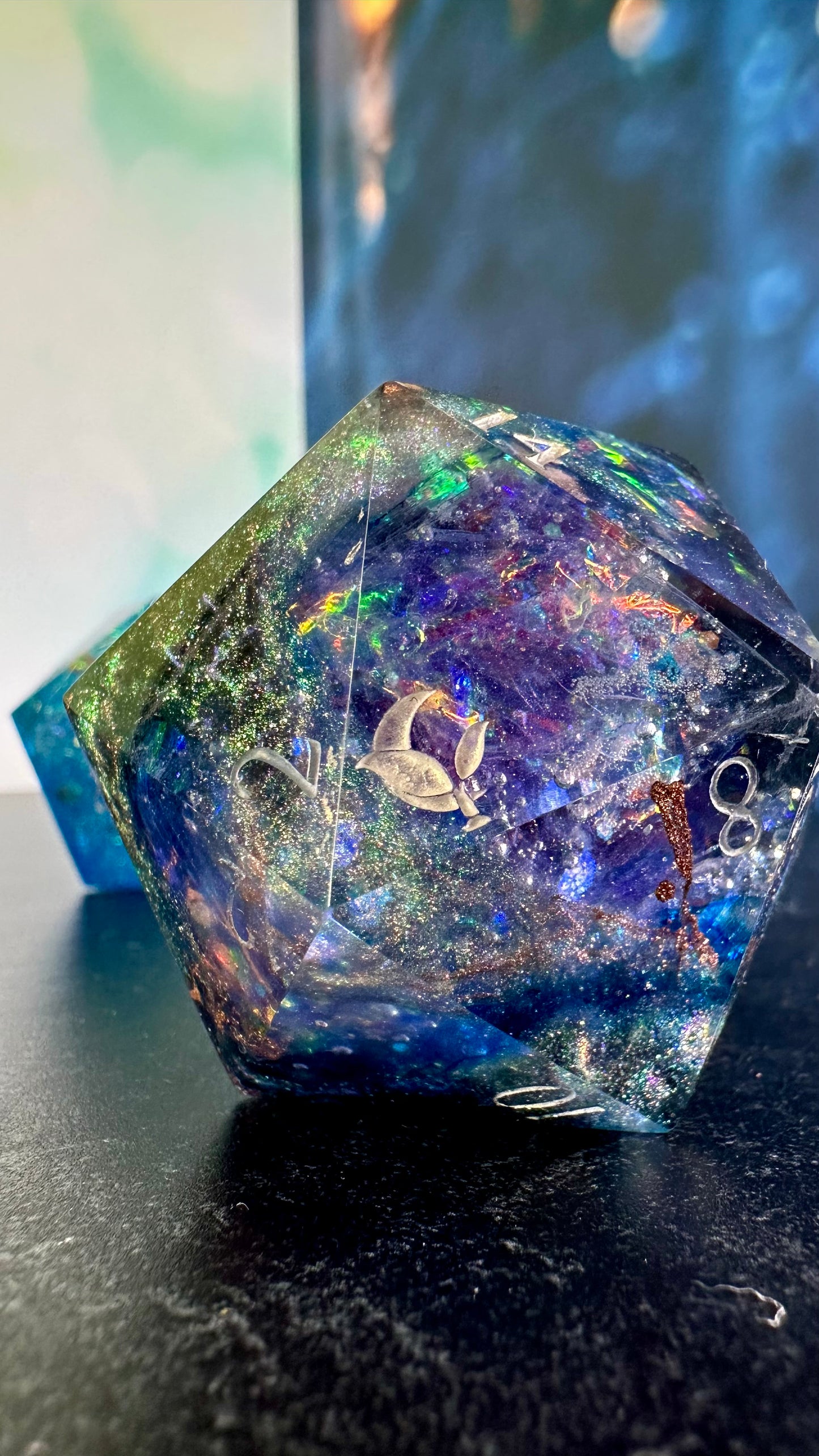 The Cauldron 60 MM Logo d20 Paperweight Chonk (Beta) Pobody's Nerfect