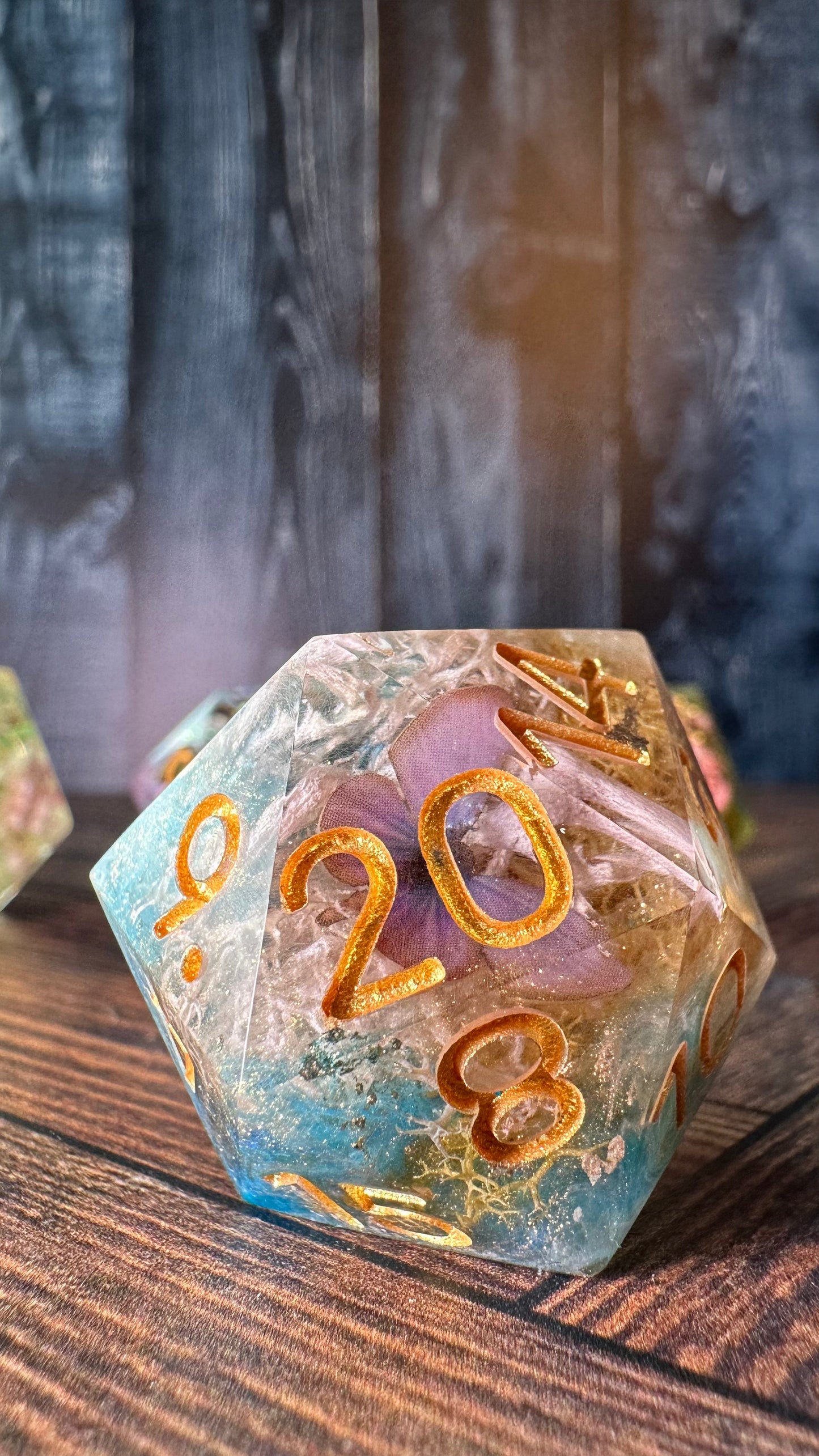 Purple Butterfly- 35 MM Logo d20 Chonk-Pobody’s Nerfect