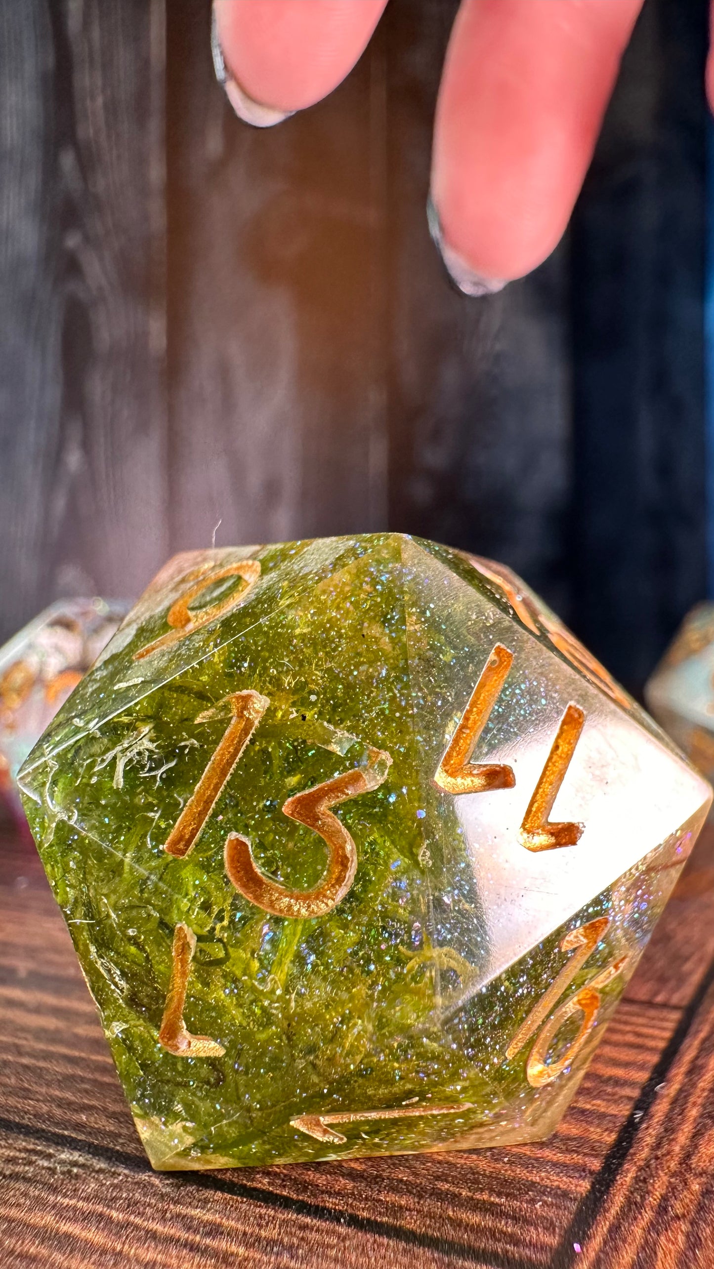 Green Butterfly- 35 MM Logo d20 Chonk