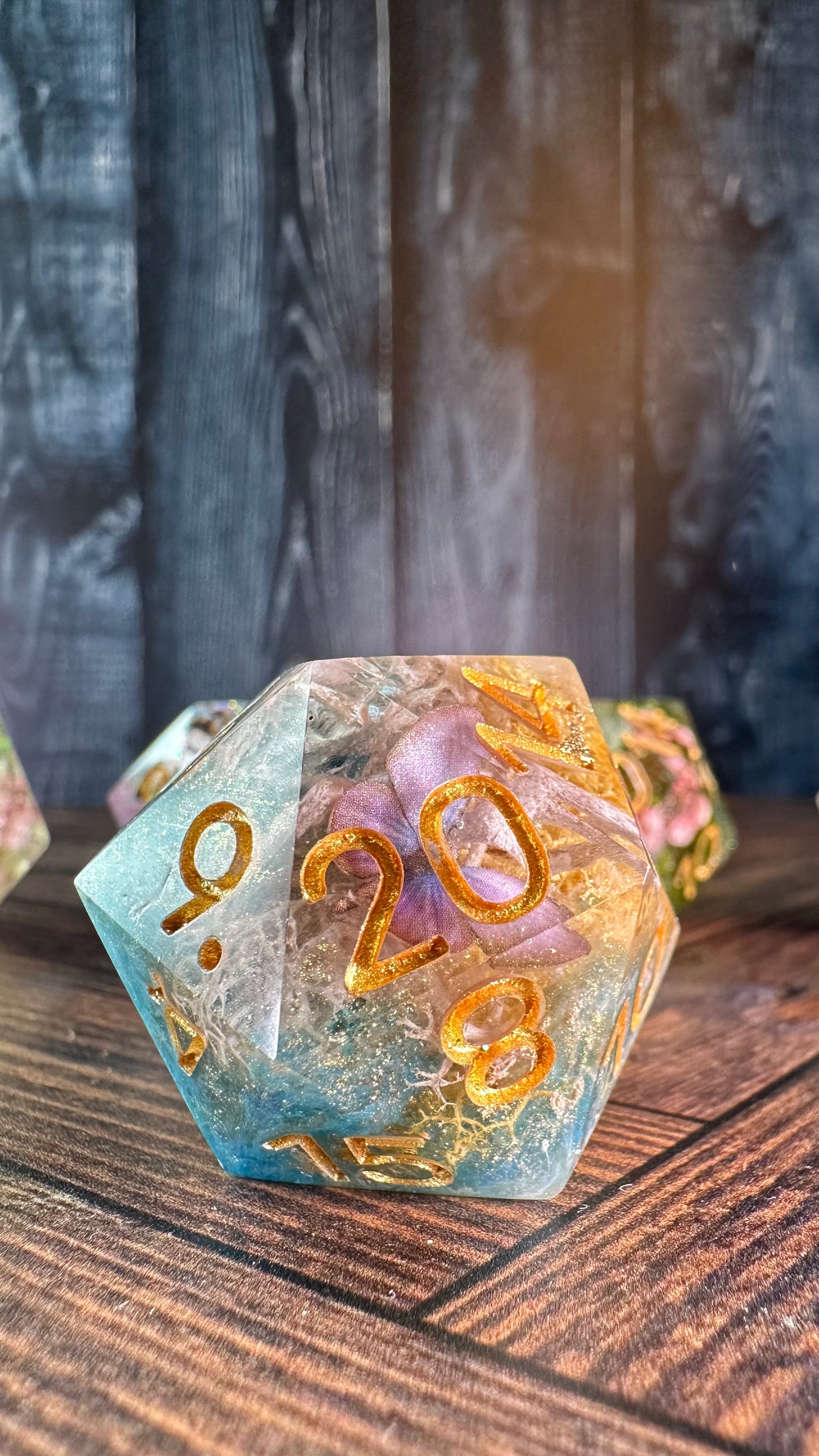 Purple Butterfly- 35 MM Logo d20 Chonk-Pobody’s Nerfect