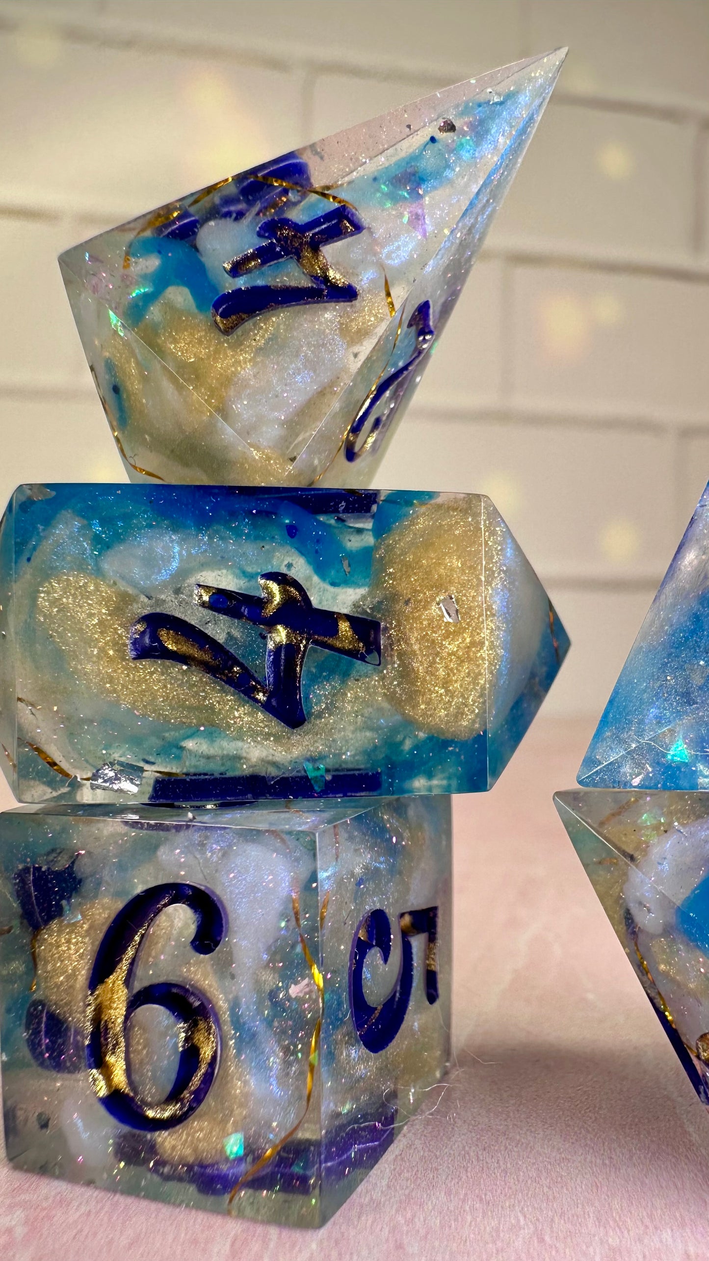 Tris-8 piece polyhedral dice set (Large)