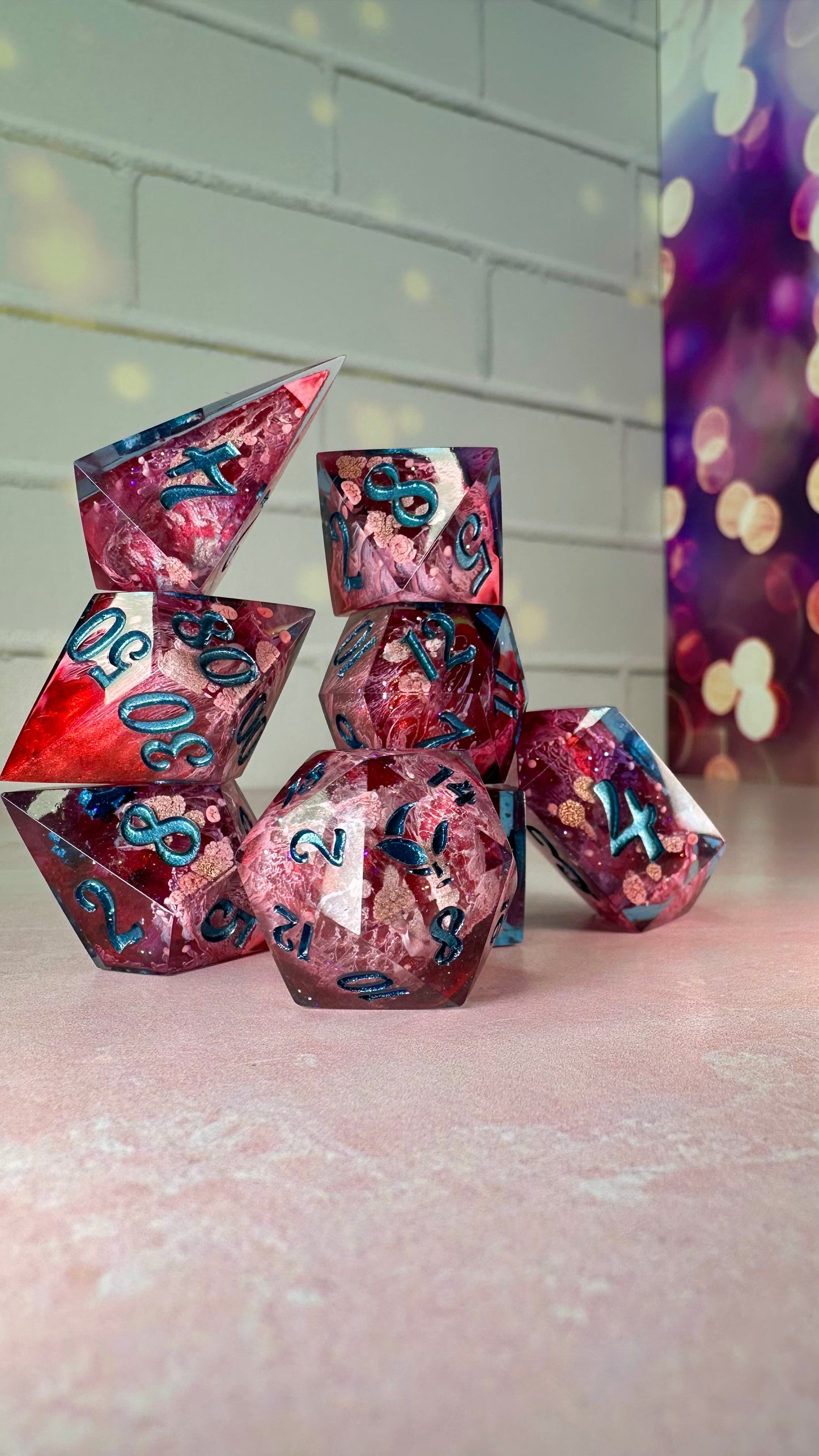 Billy Maximoff-8 piece polyhedral dice set (Large)