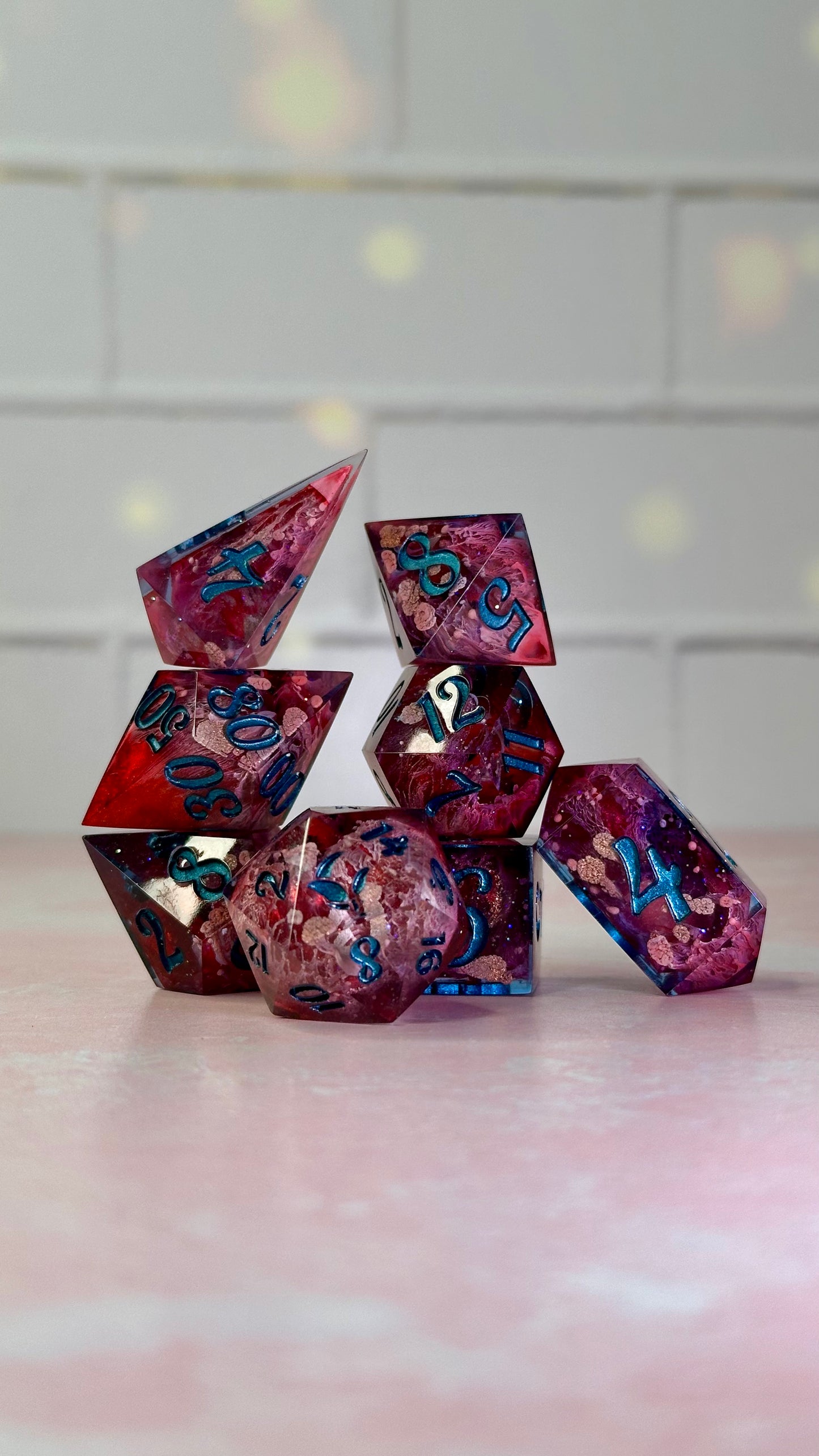 Billy Maximoff-8 piece polyhedral dice set (Large)