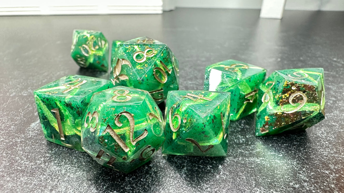 Tamlin's Revenge-8 piece polyhedral dice set