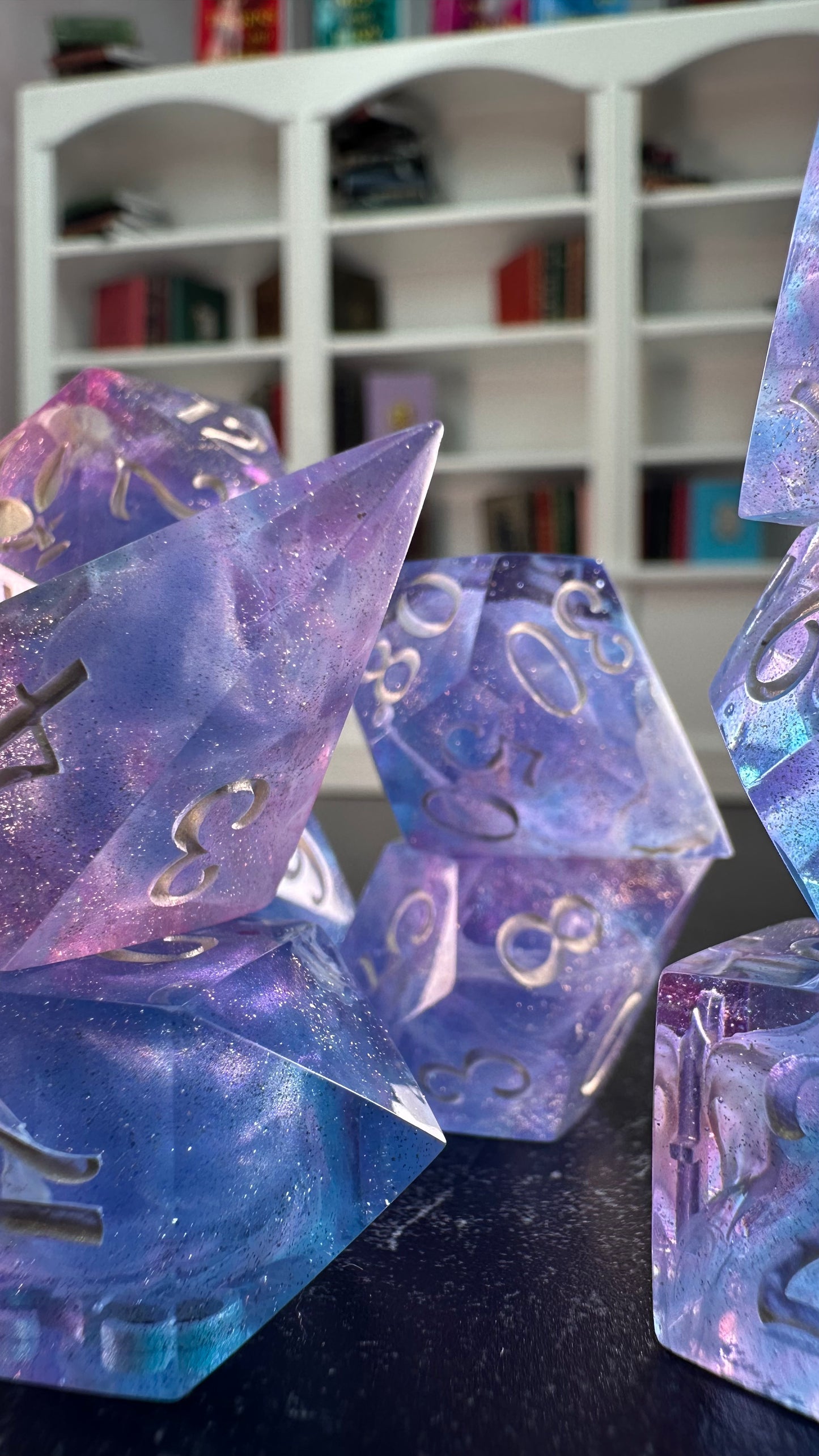 House of Wind- 8 piece polyhedral dice set