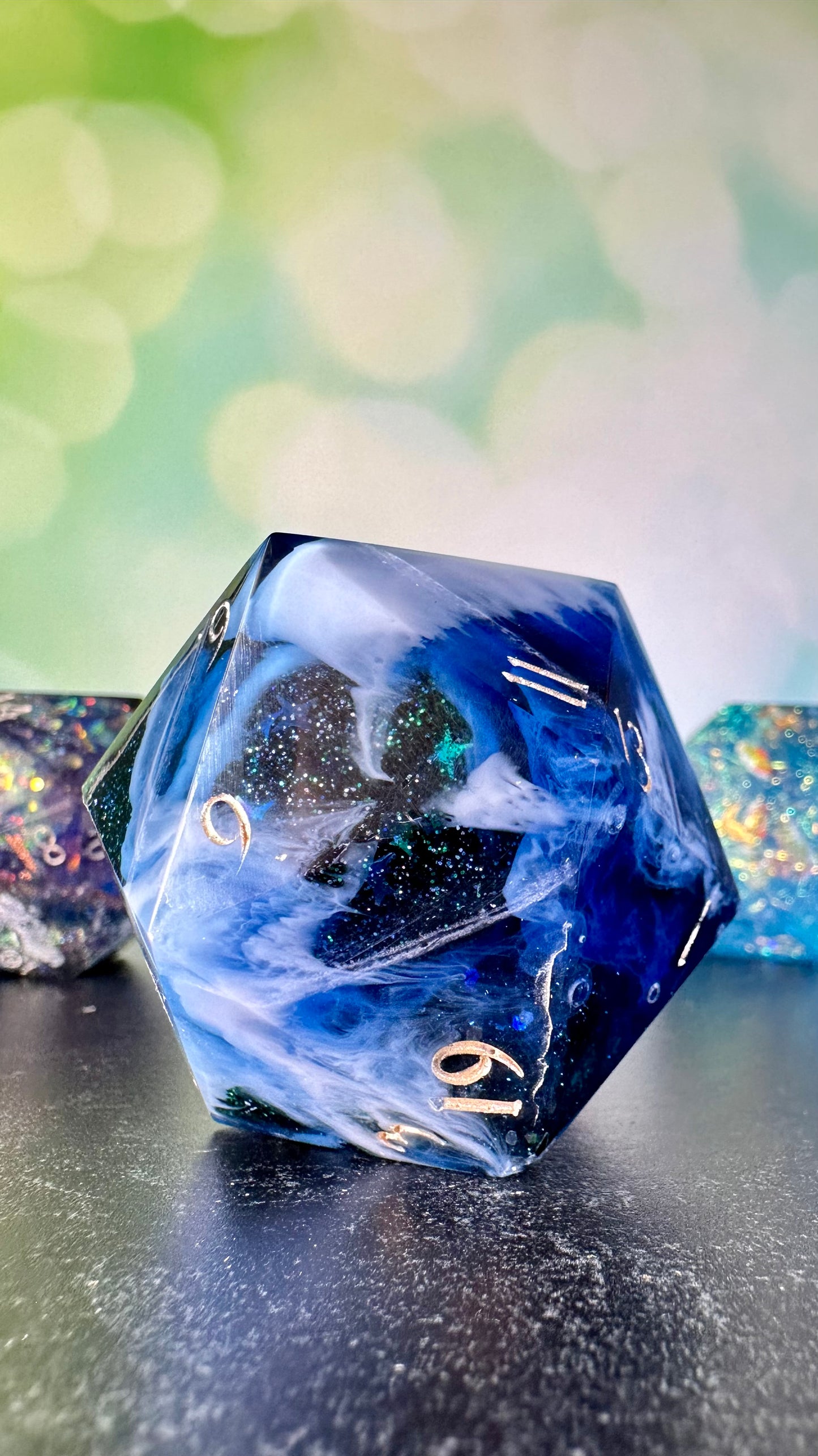 Nesta's Growth 60 MM Logo d20 Paperweight Chonk (Beta) Pobody's Nerfect