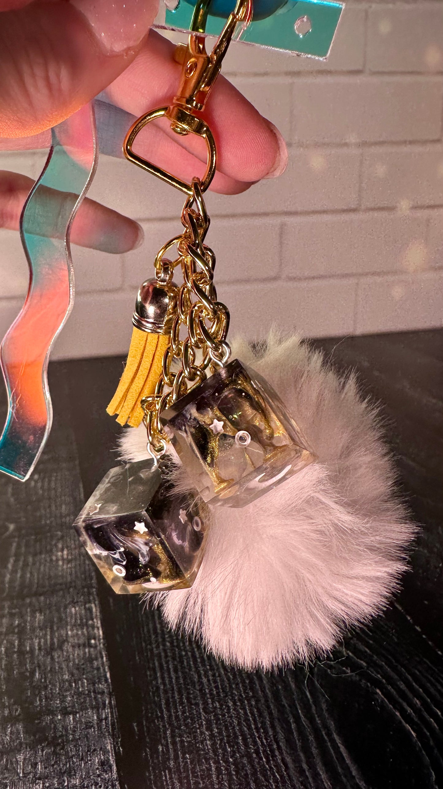 Golden Bag Charm
